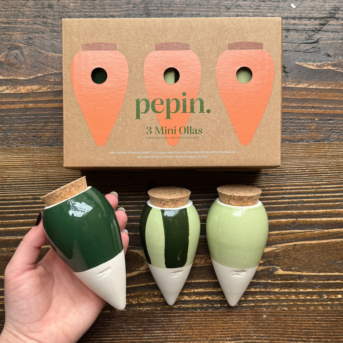 Pepin Trio Mini Ollas – The Greens Gift Set