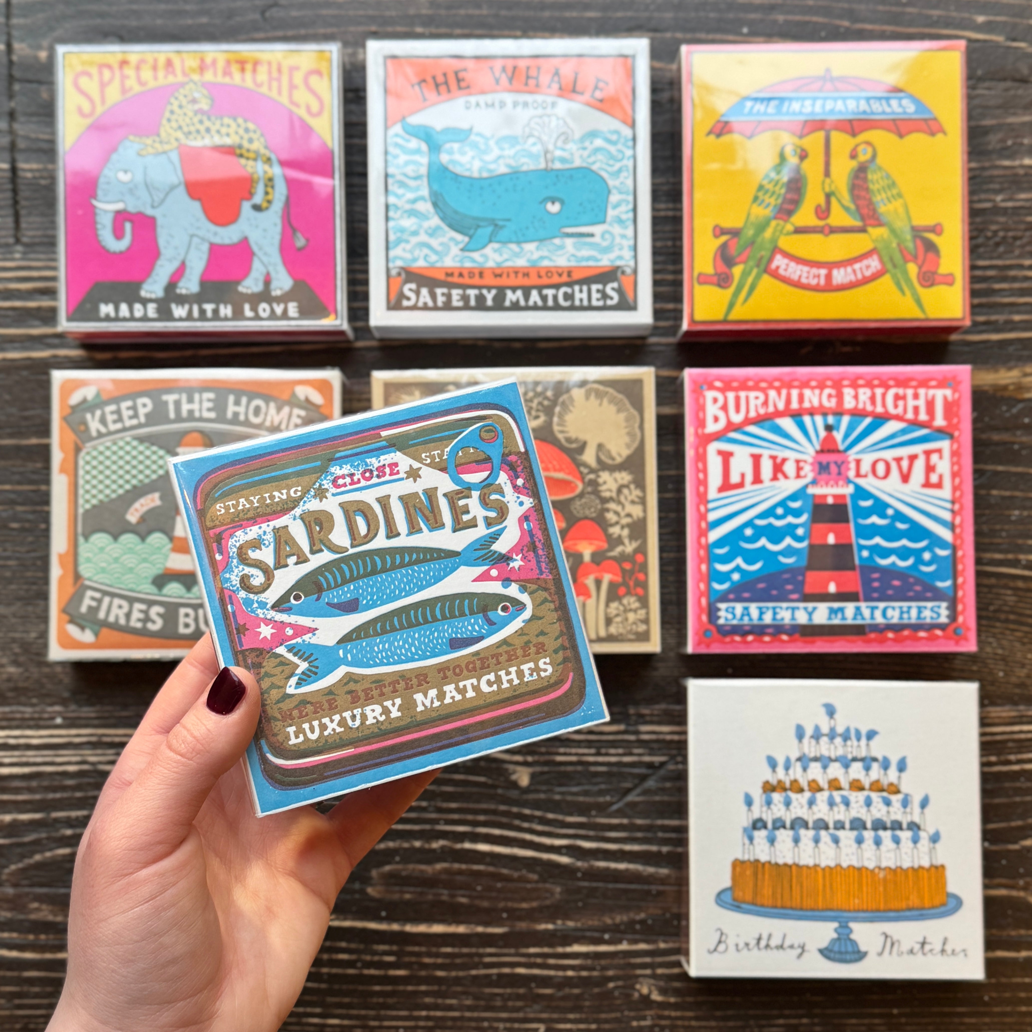 Archivist Gallery Square Matchboxes