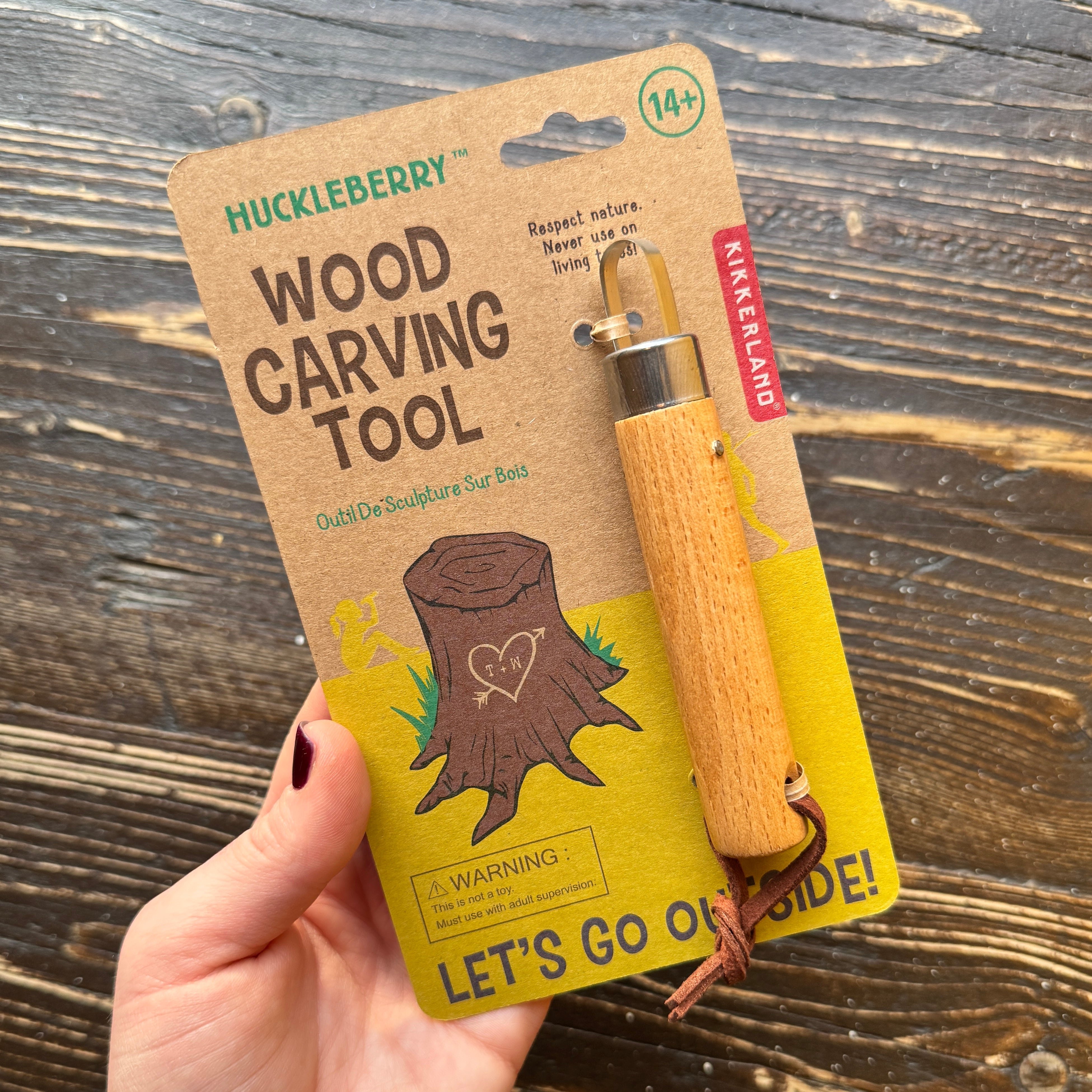 Huckleberry Wood Carving Tool (Ages 14+)