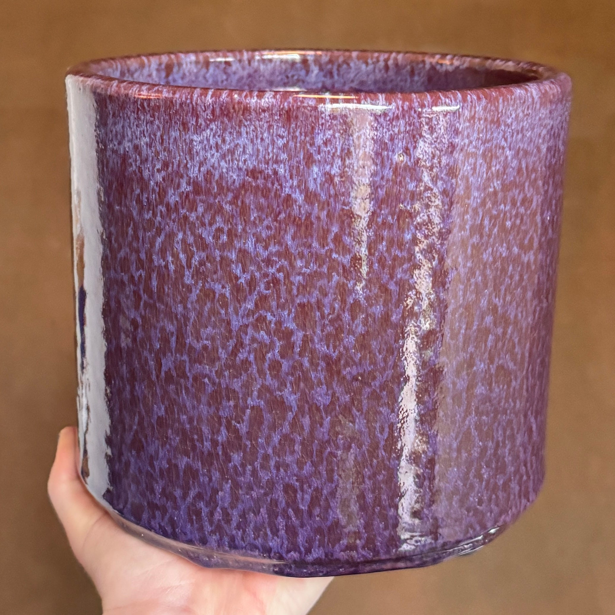 Javea Glazed Pink Plant Pot | 20cm