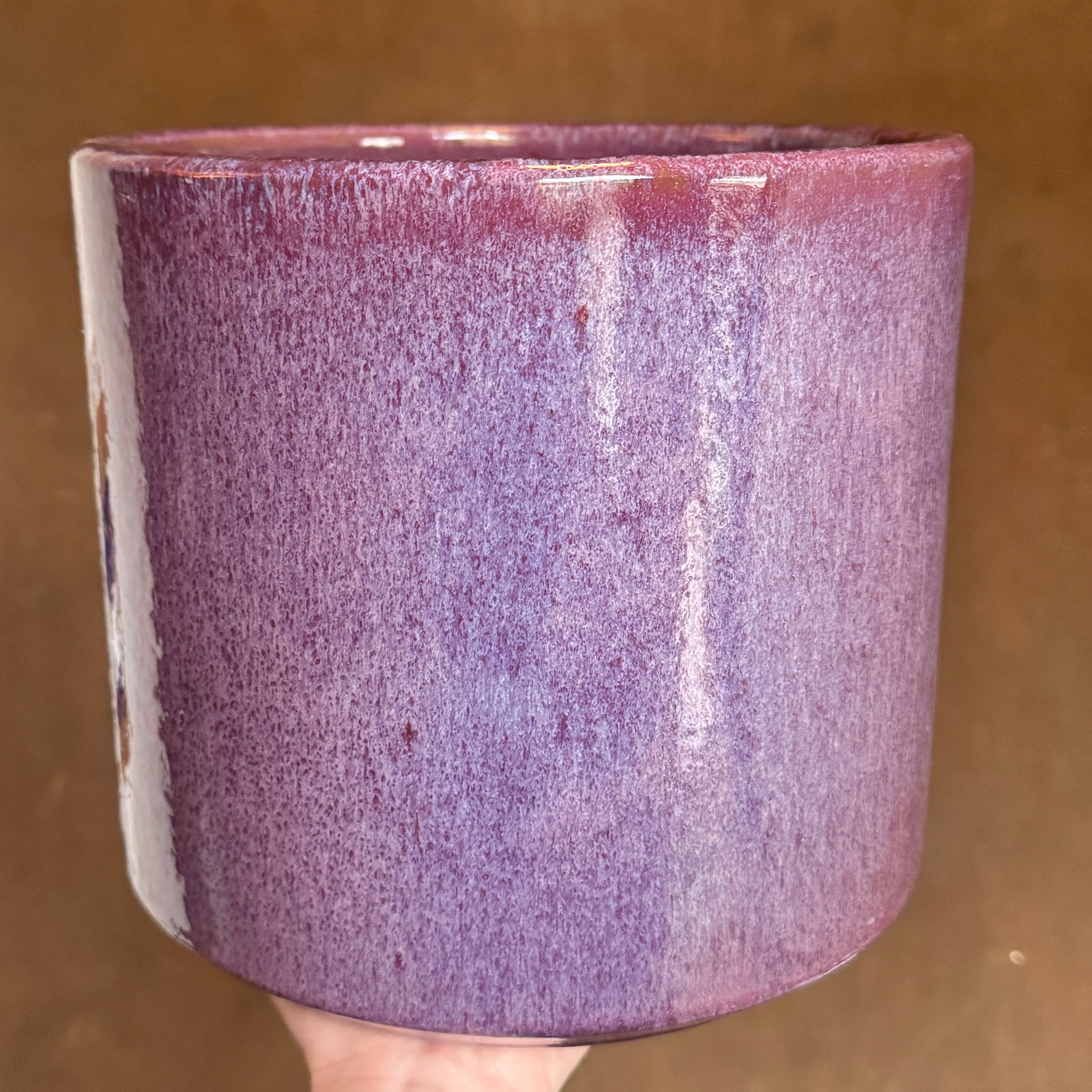 Javea Glazed Pink Plant Pot | 24cm