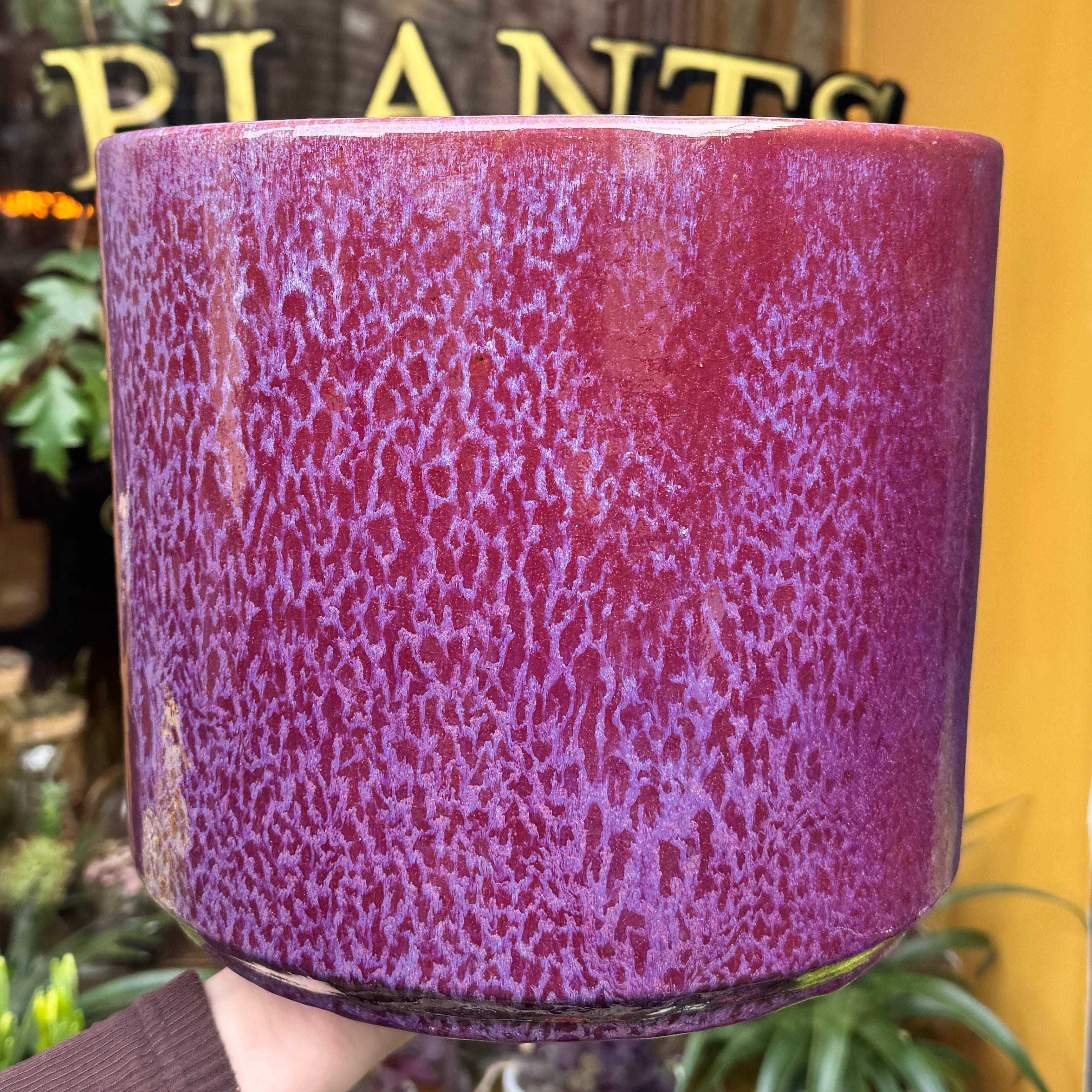 Javea Glazed Pink Plant Pot | 26cm