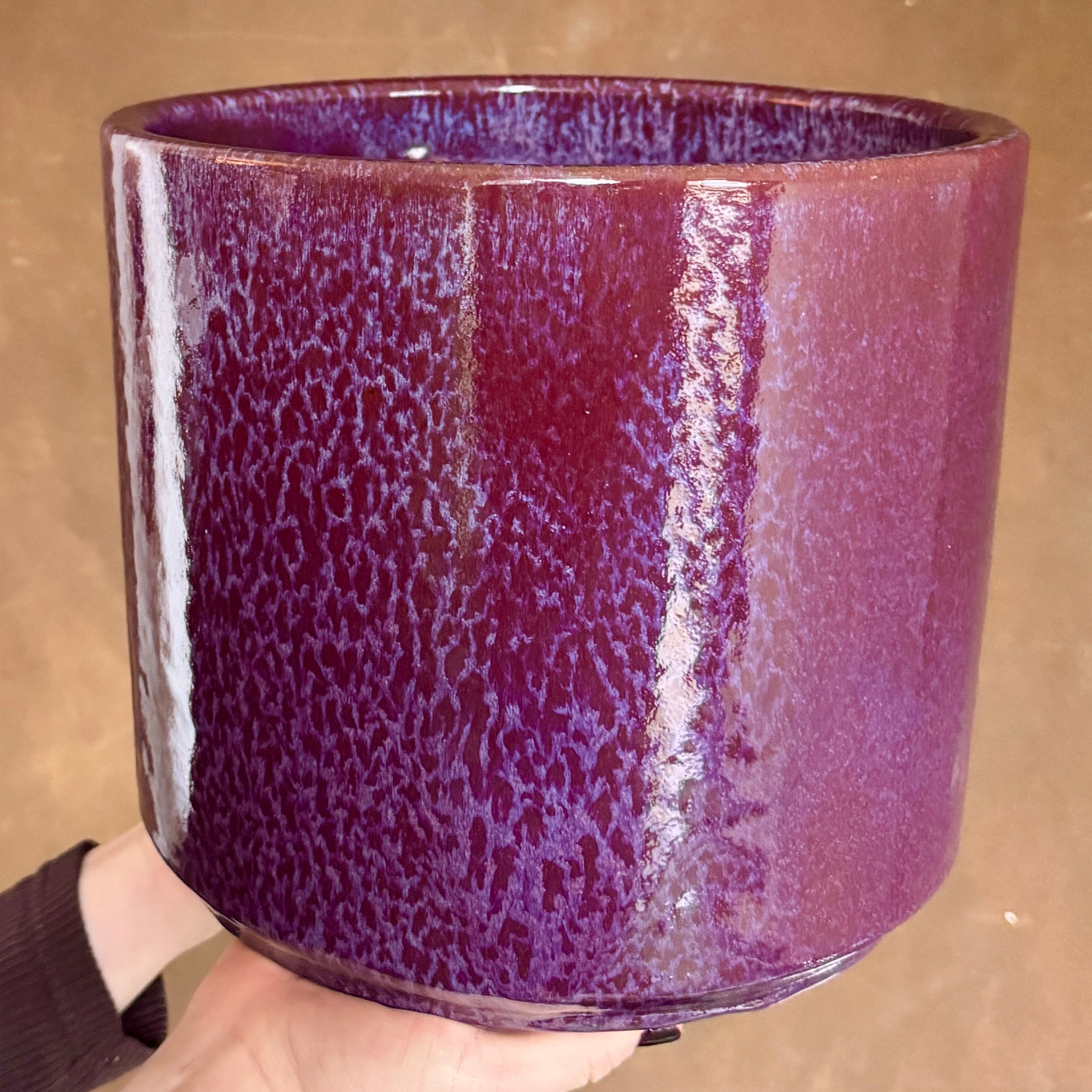 Javea Glazed Pink Plant Pot | 26cm