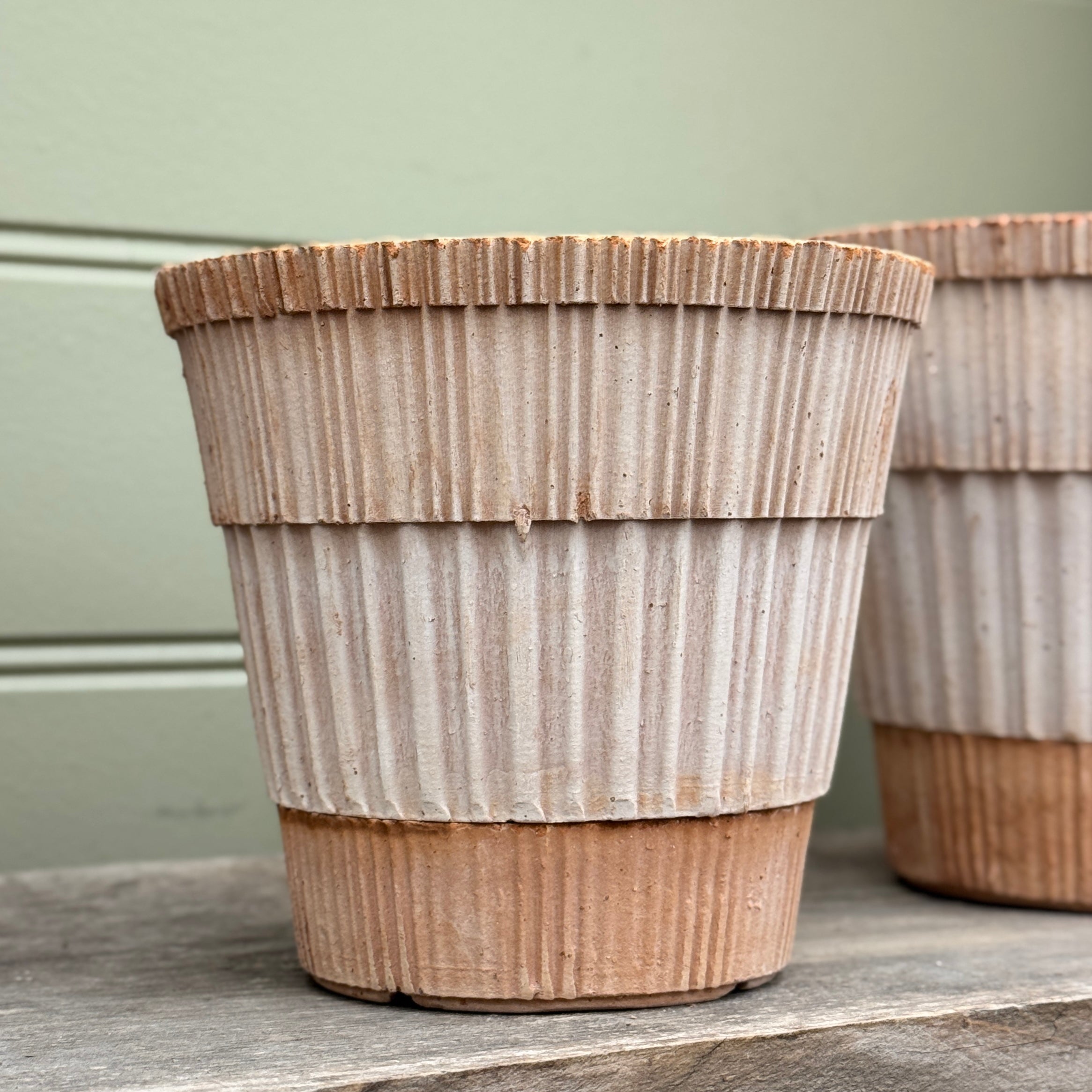 Bergs Potter Atlas Pot & Saucer Set - Rosa Terracotta