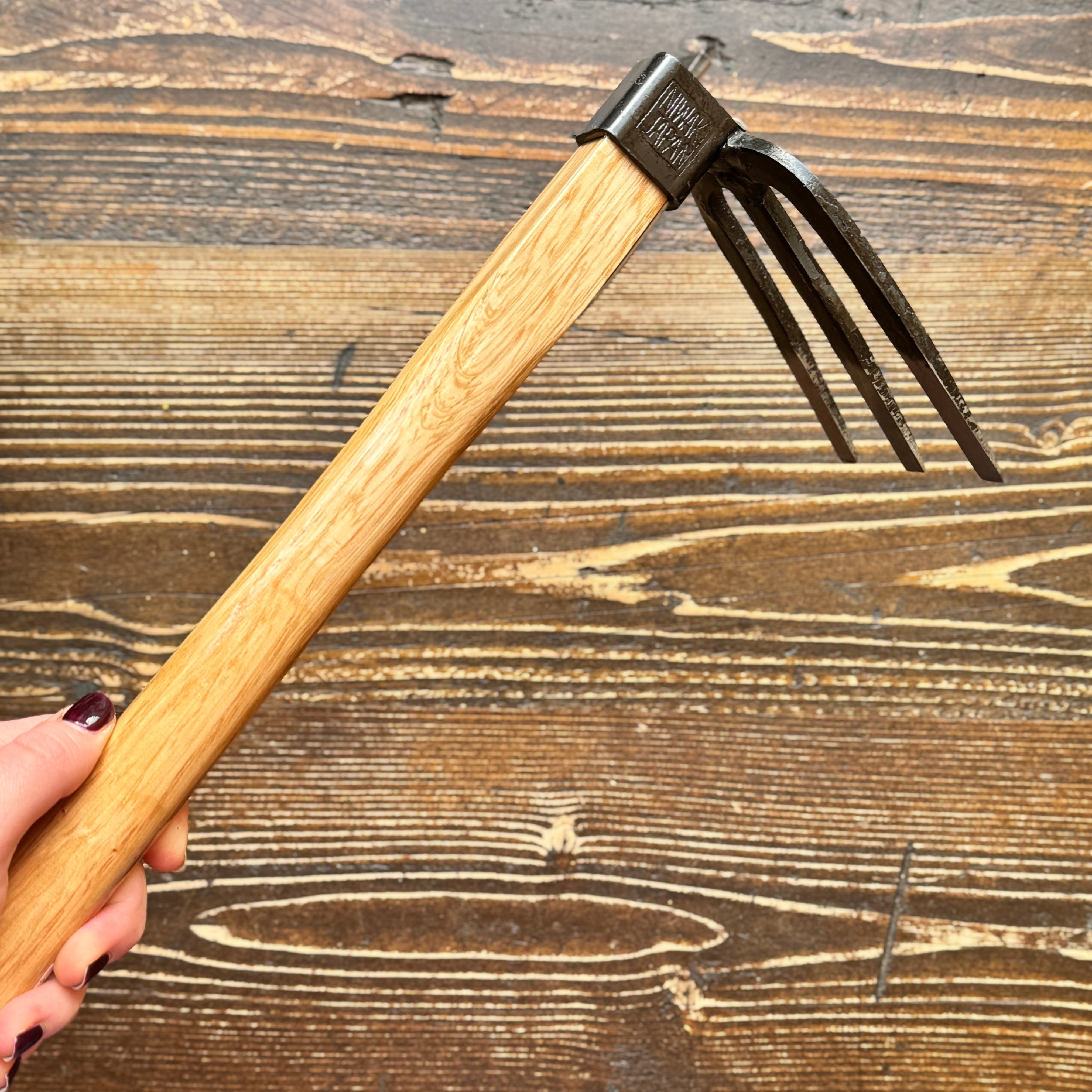 Niwaki Forked Hand Hoe