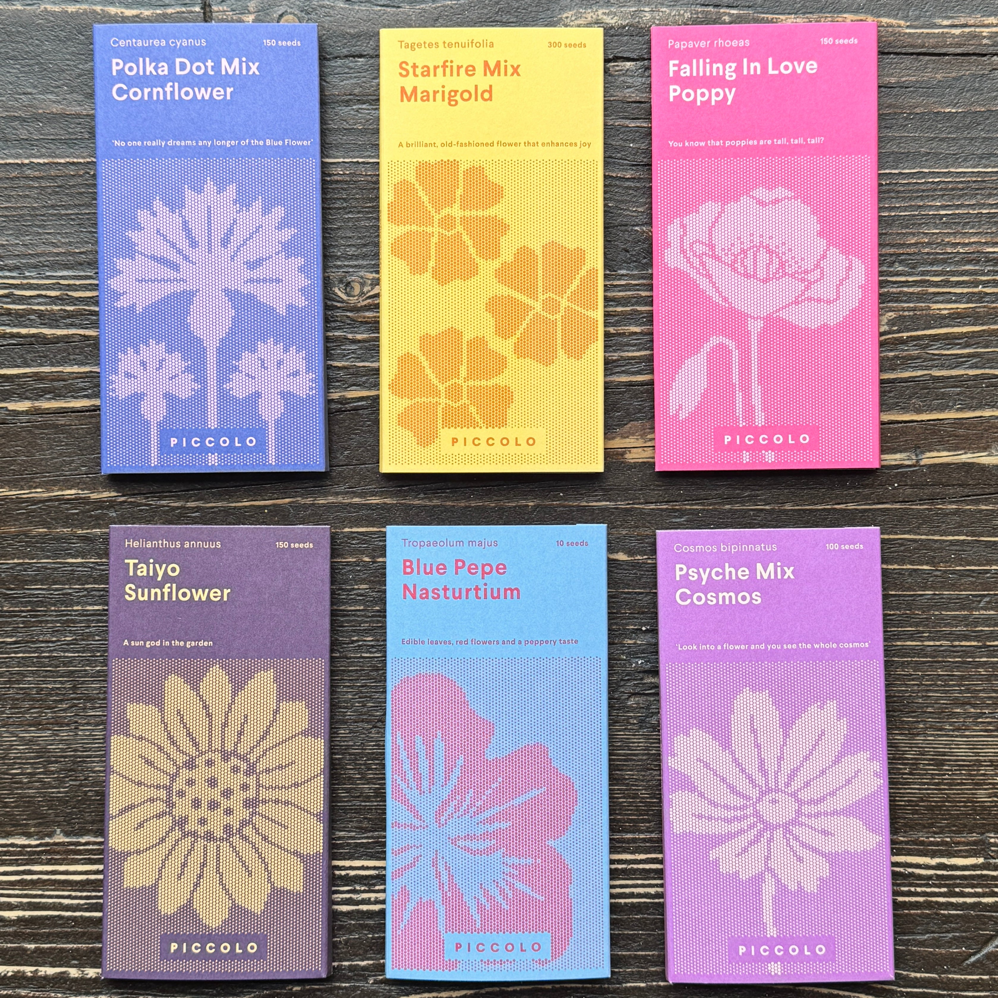 Piccolo Flower Seed Packs
