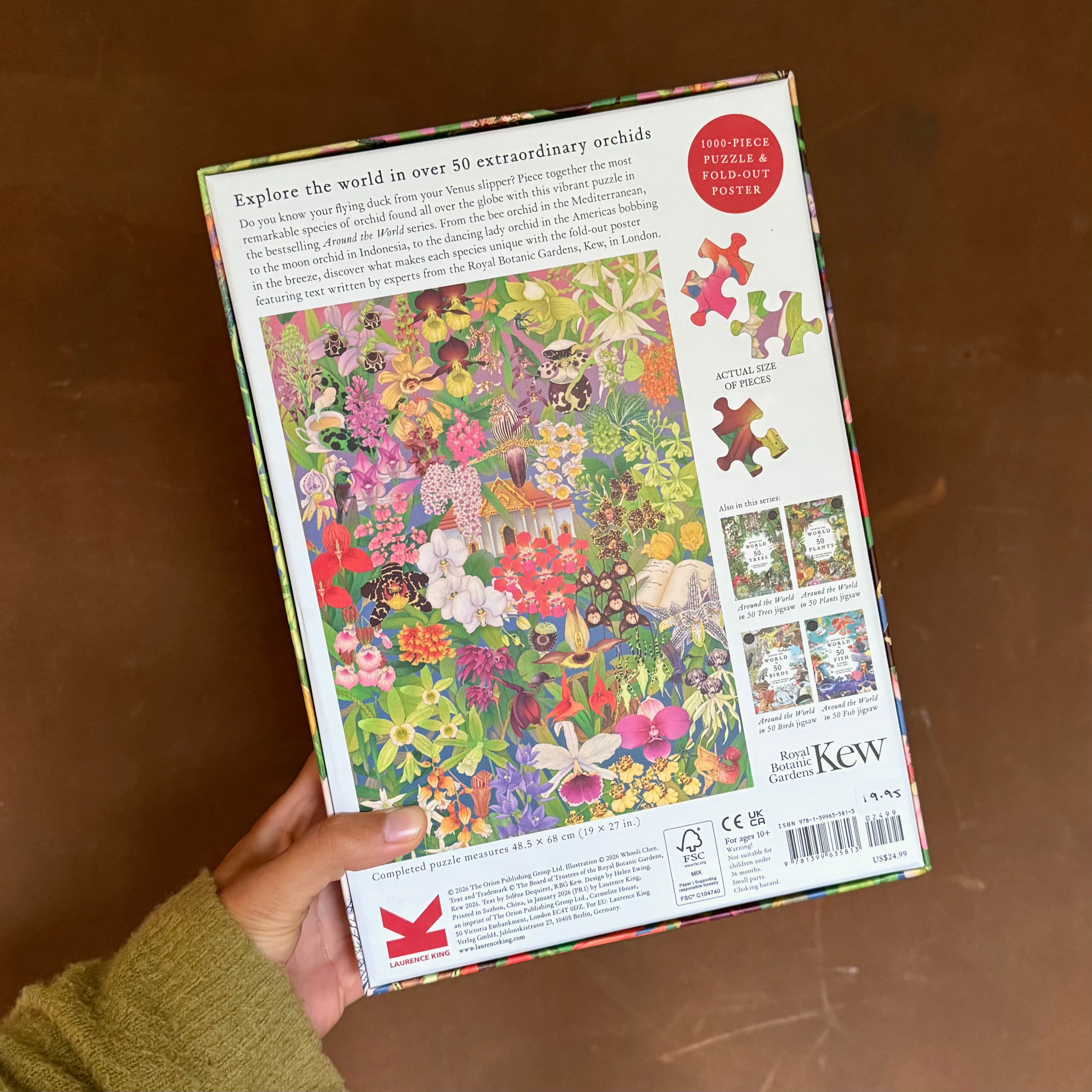 Around the World in 50 Orchids | 1000 Piece Jigsaw Puzzle