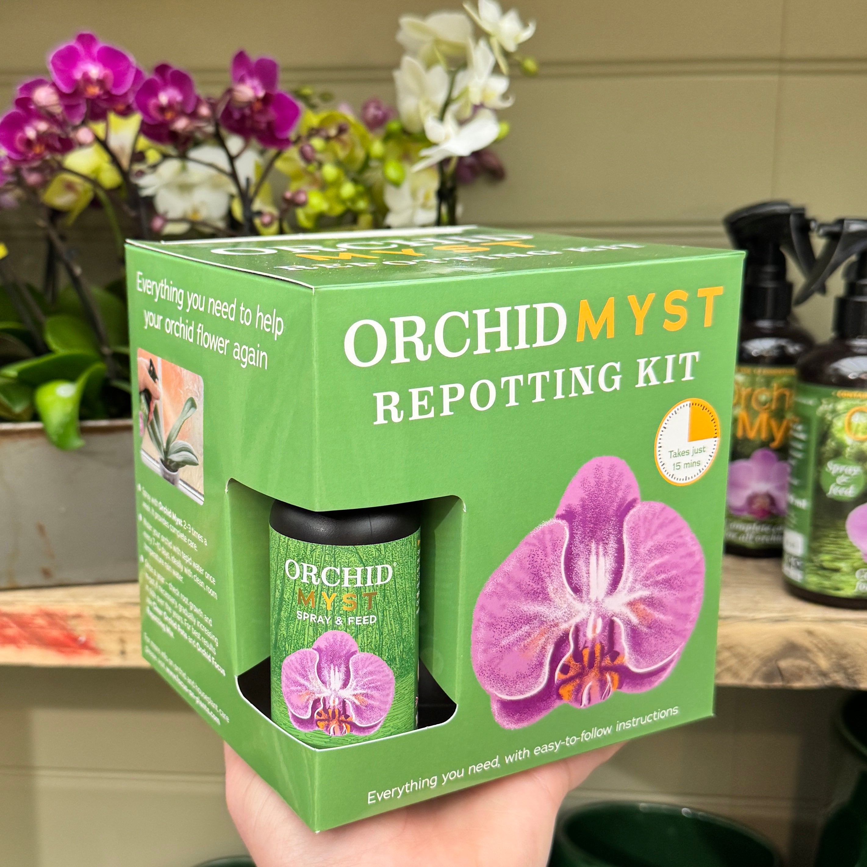 Orchid Myst Repotting Kit | Complete Orchid Care Set