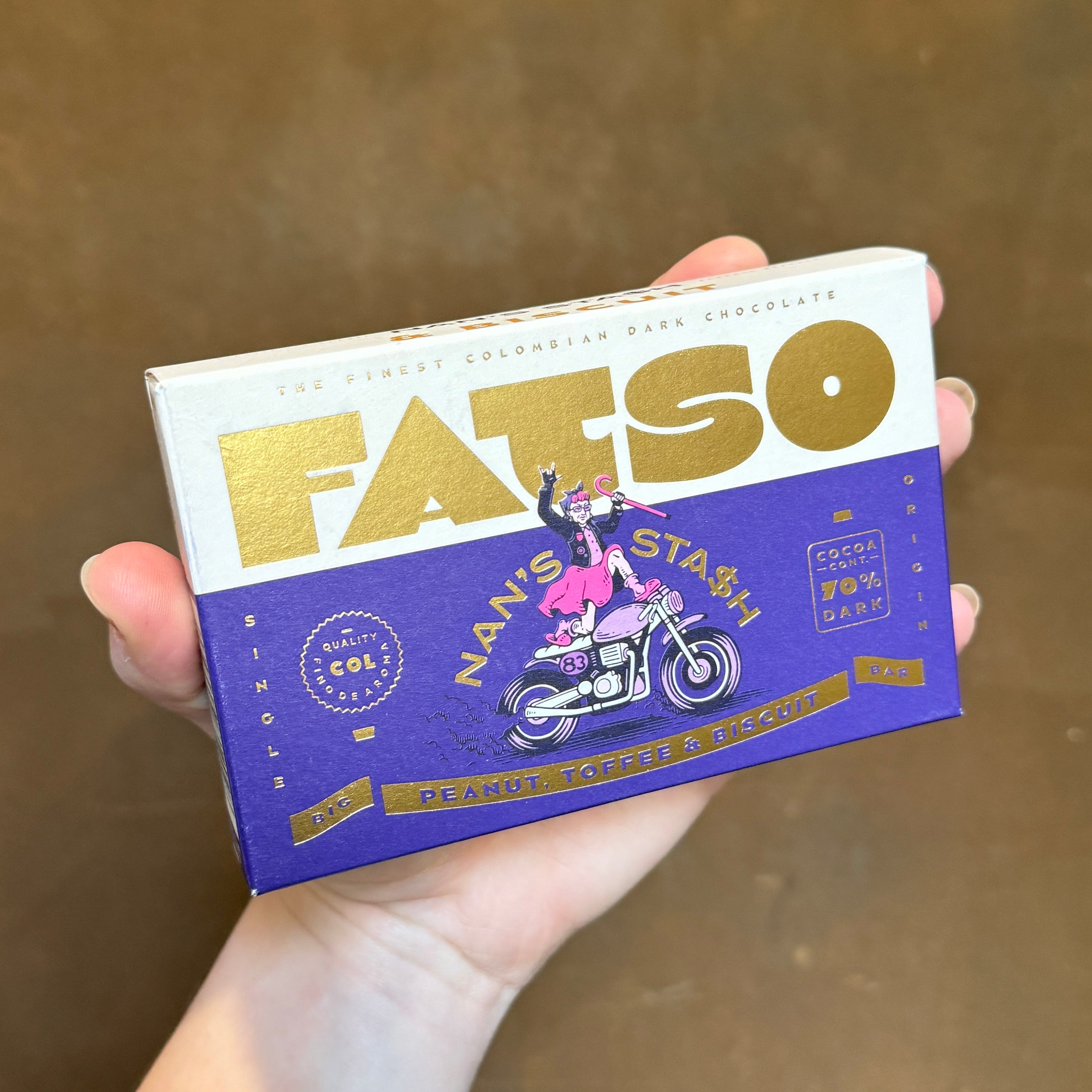 FATSO Chocolate - Chunky Chocolate Bars (150g)