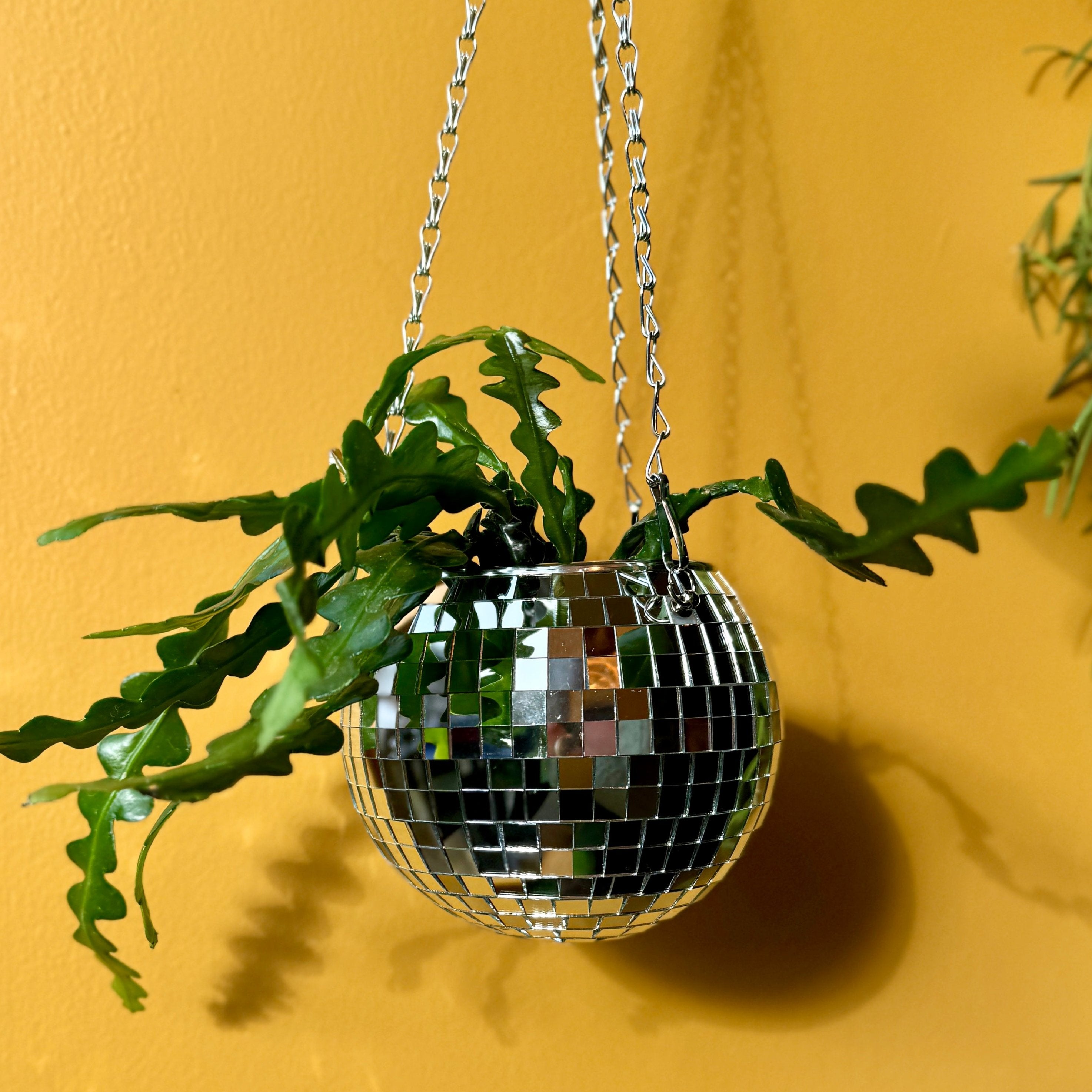 Disco Ball Hanging Planter