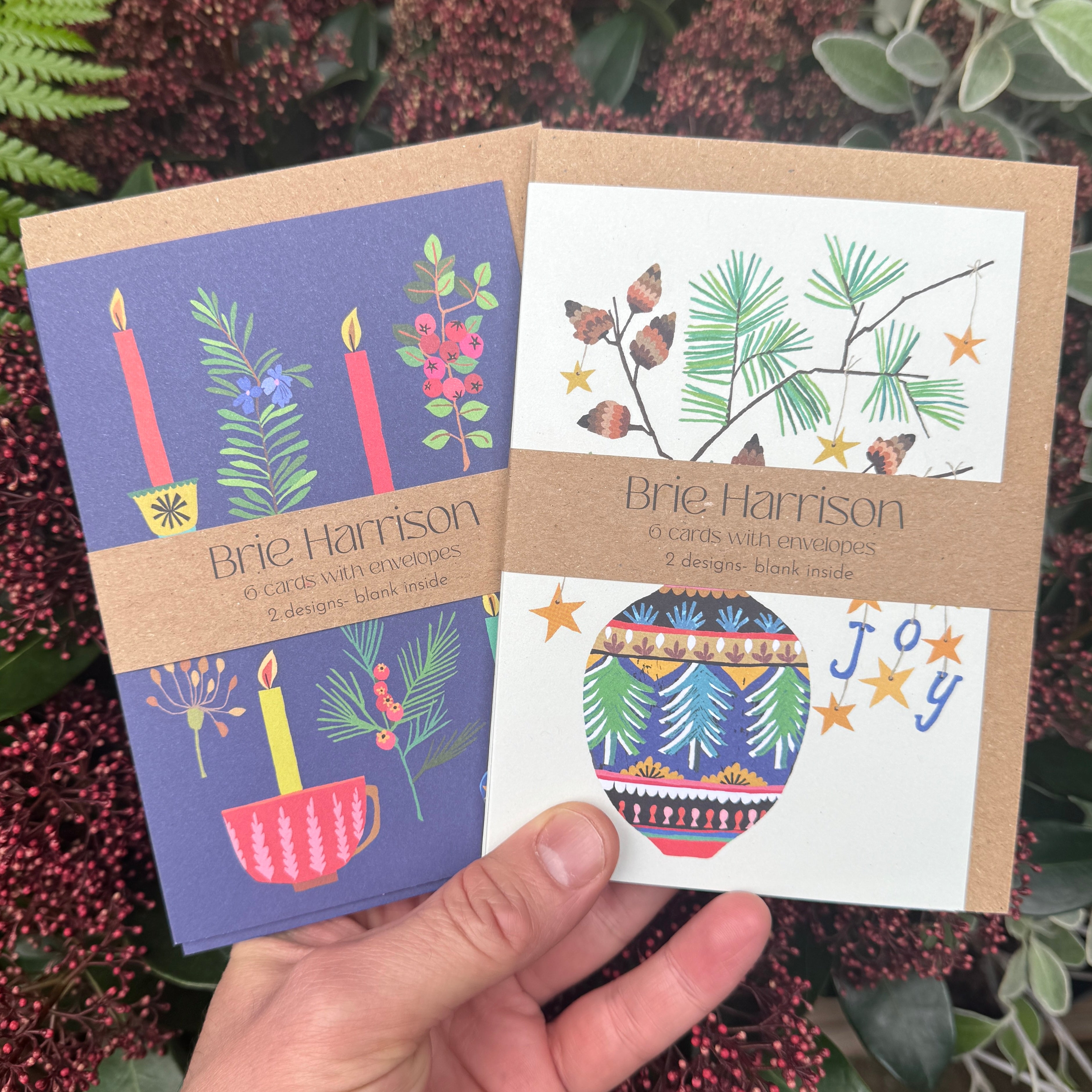 Christmas Greetings Card Pack | Brie Harrison
