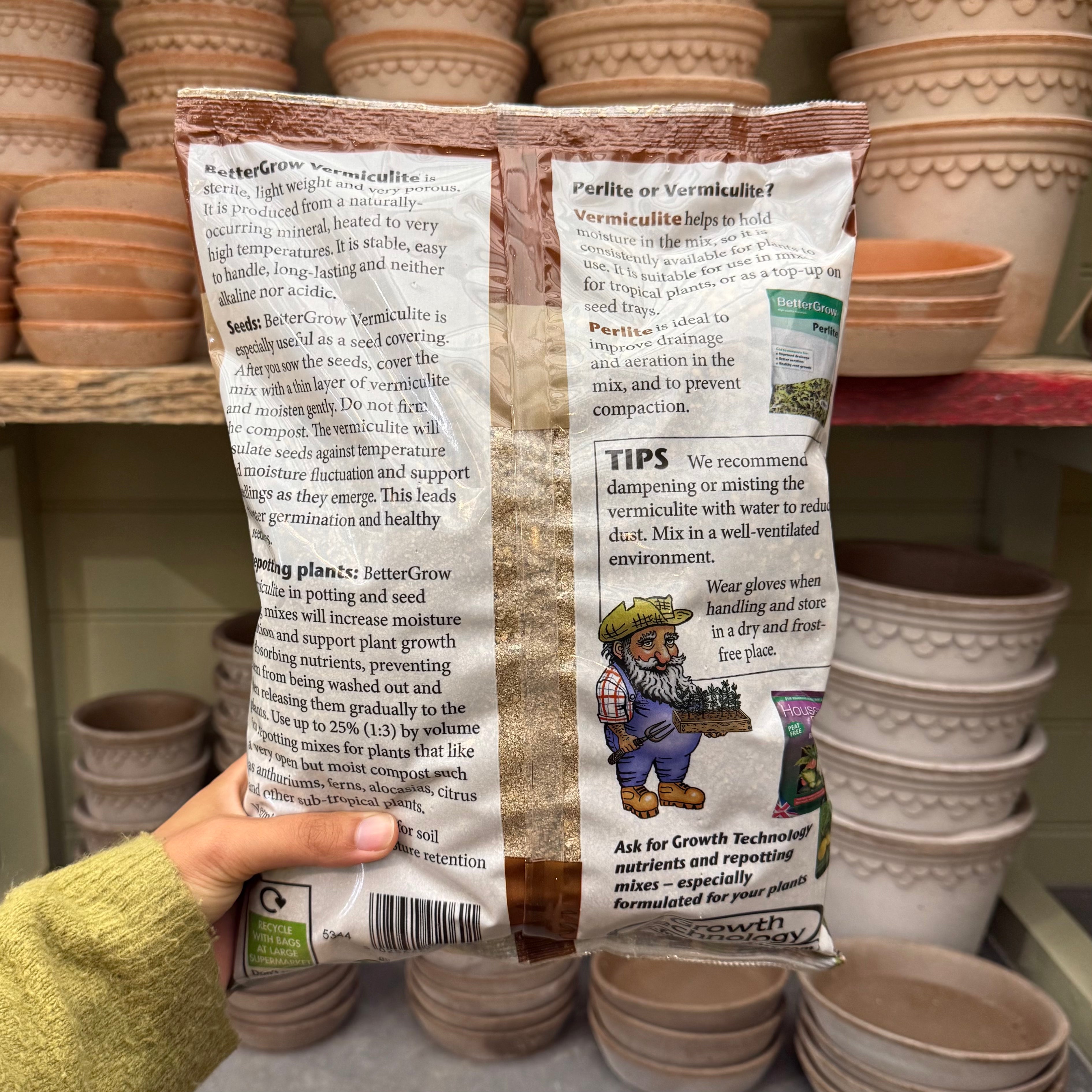 Vermiculite – 3L Bag
