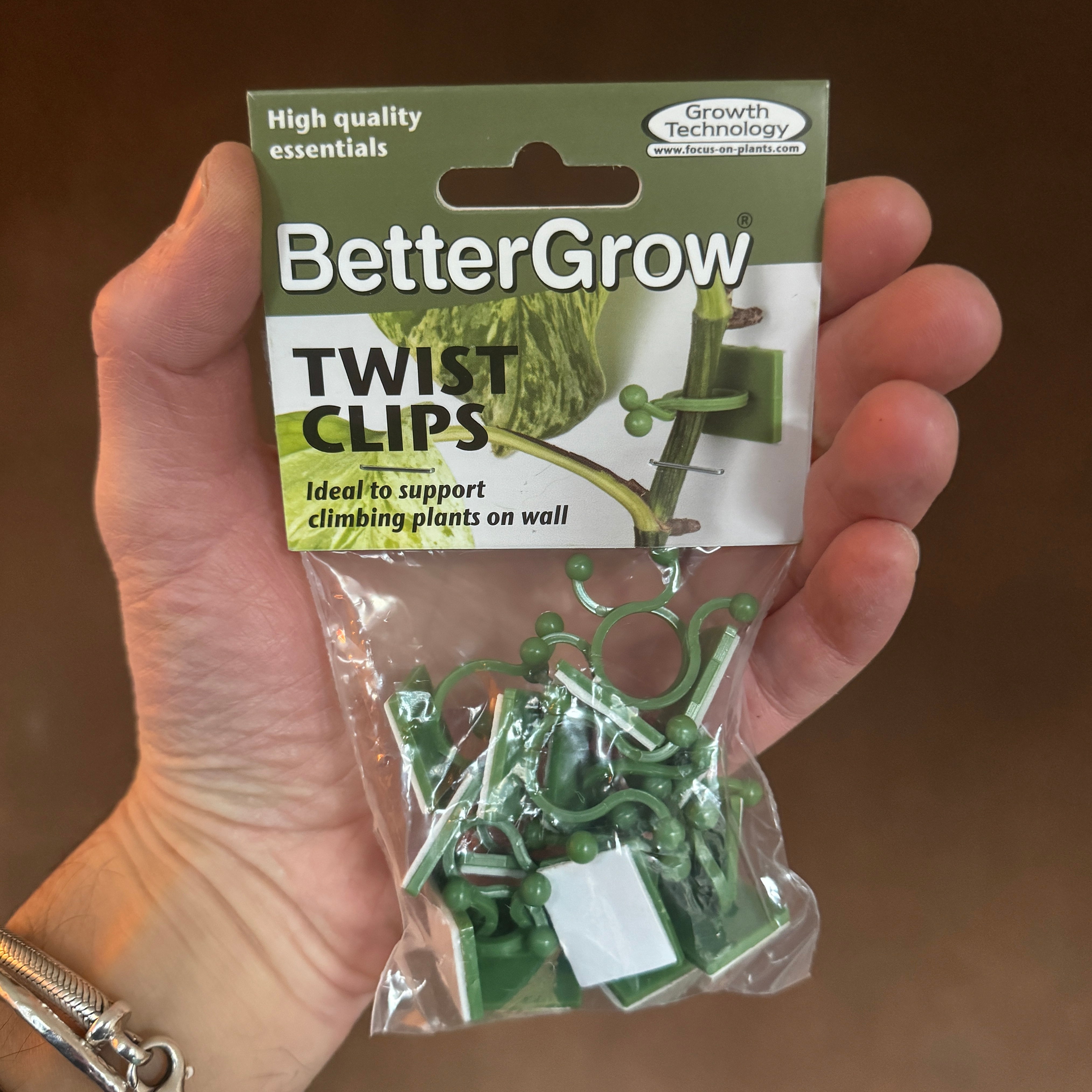 Twist Clips | Self-Adhesive Support Clips for Climbing Houseplants