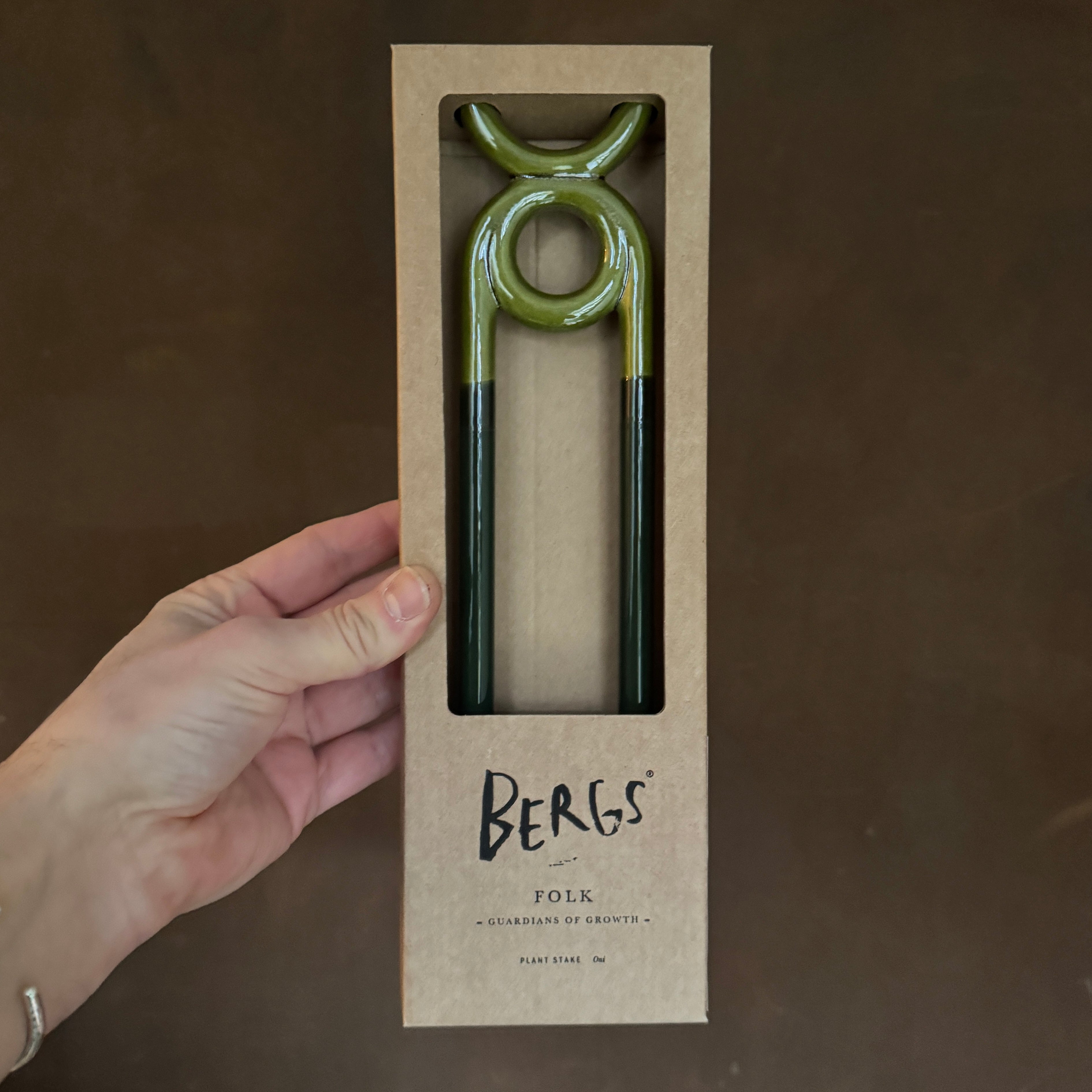 Bergs Potter Folk Plantstakes – Decorative Ceramic Plant Supports