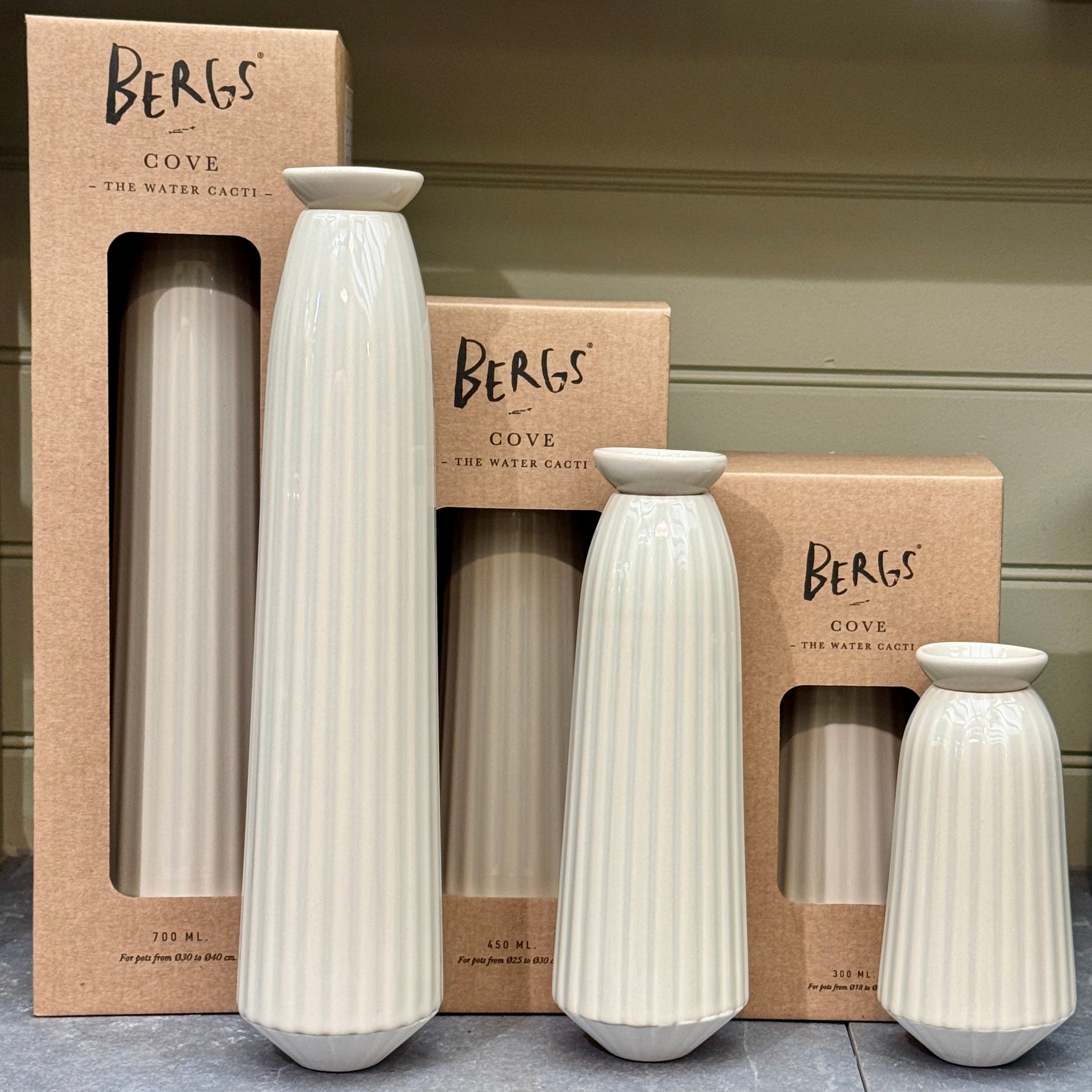 Bergs Potter Cove – Ceramic Plant Watering Spike | Sandstone