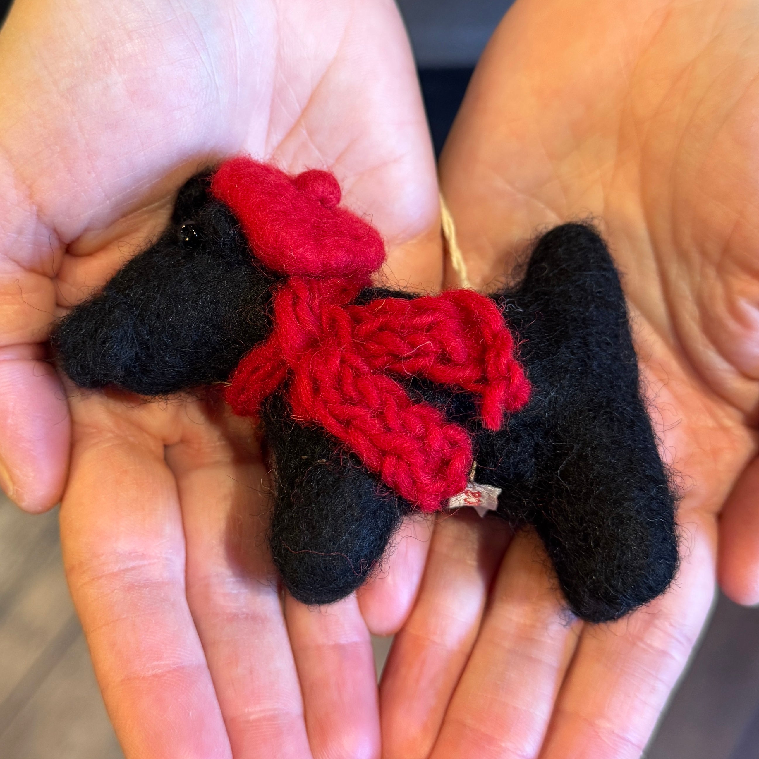 Black Scottie Dog | Felt Decoration