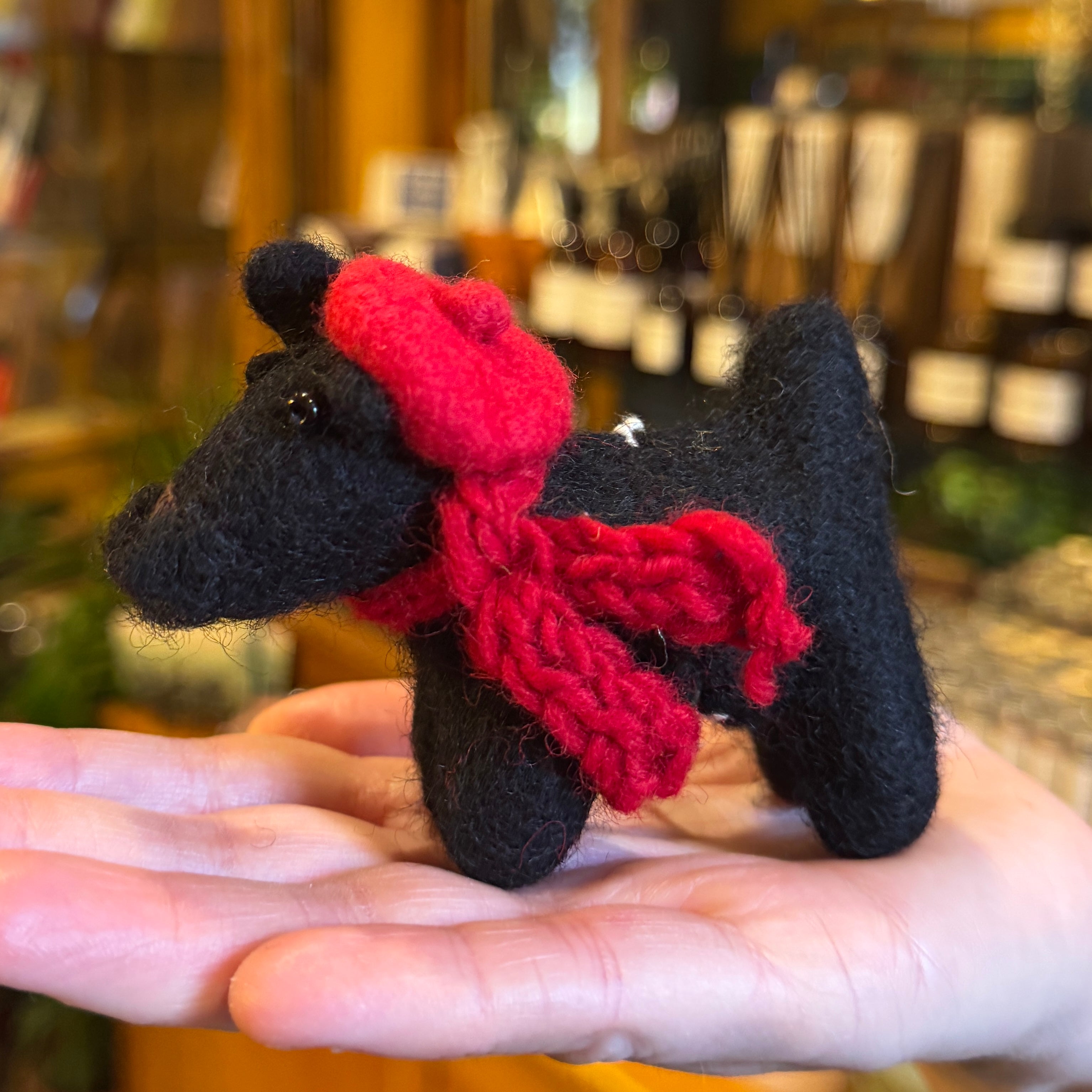 Black Scottie Dog | Felt Decoration