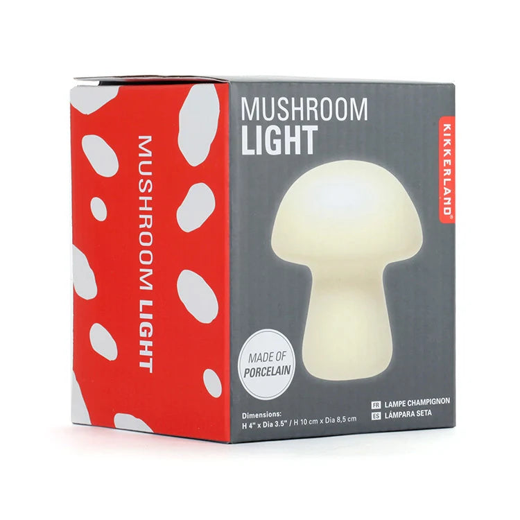 Medium Mushroom Light – Porcelain LED Lamp
