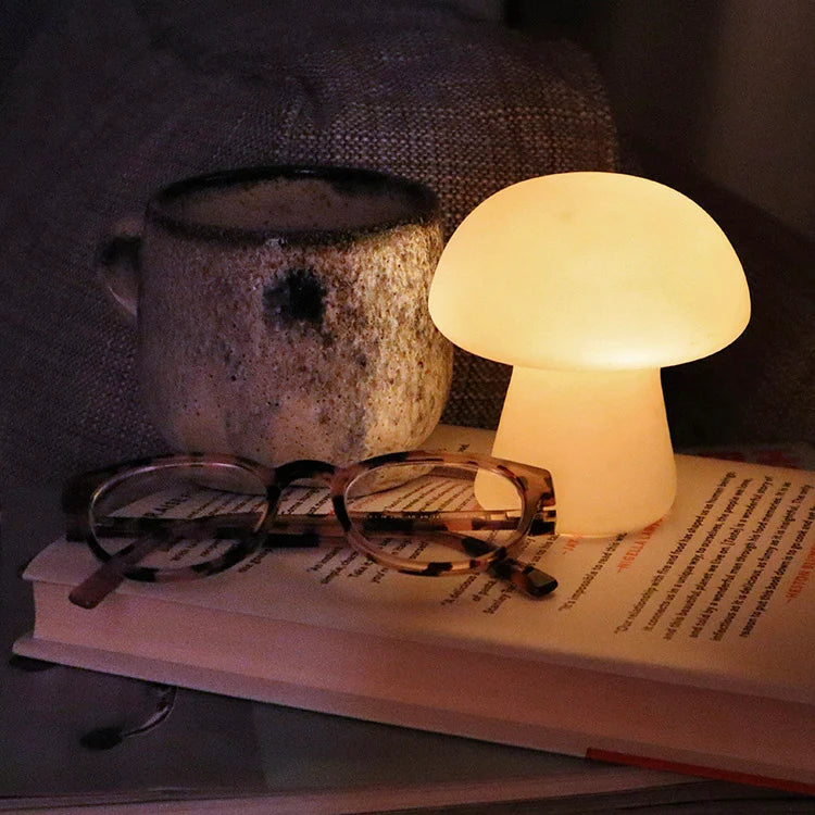 Medium Mushroom Light – Porcelain LED Lamp