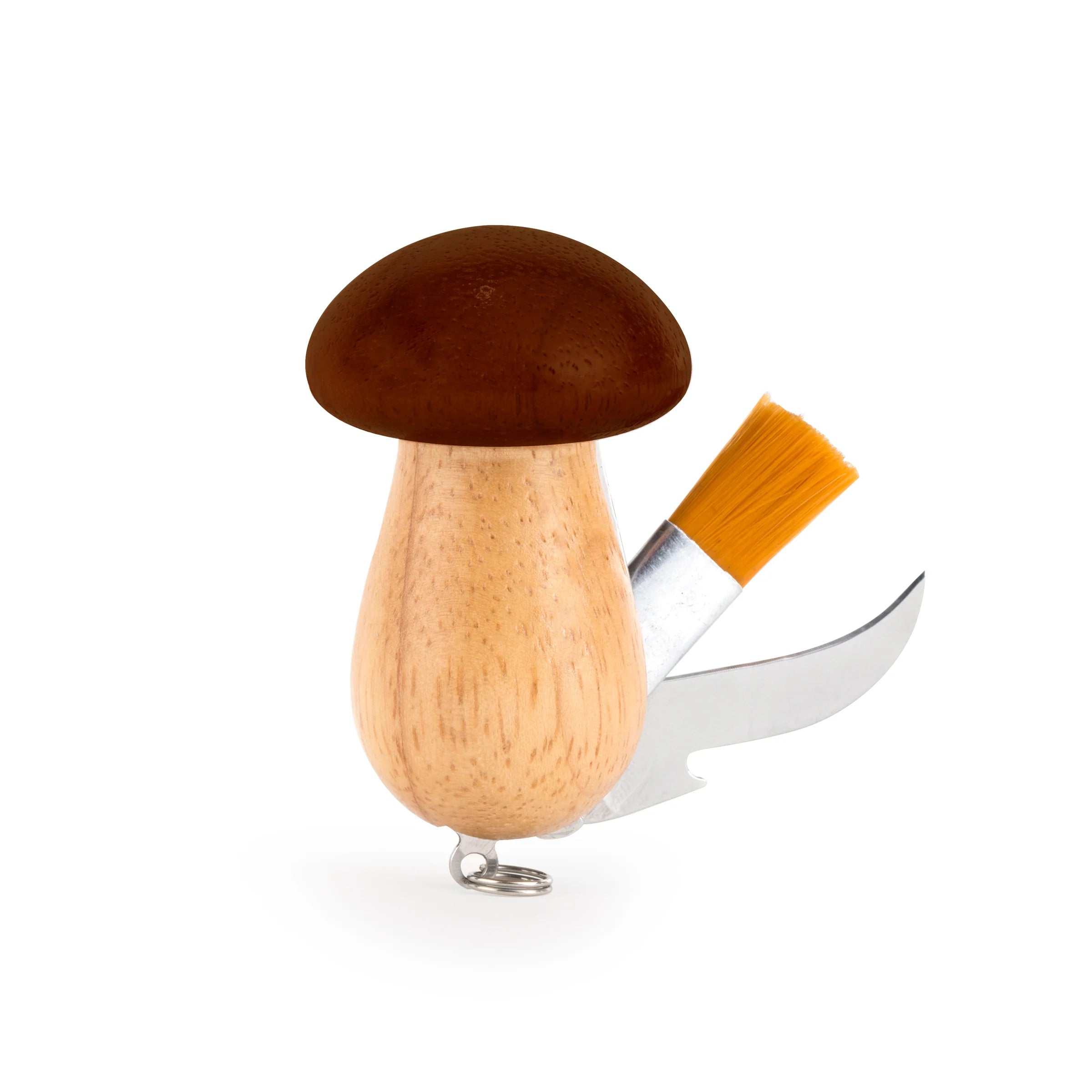 Mushroom Foraging Tool Keychain