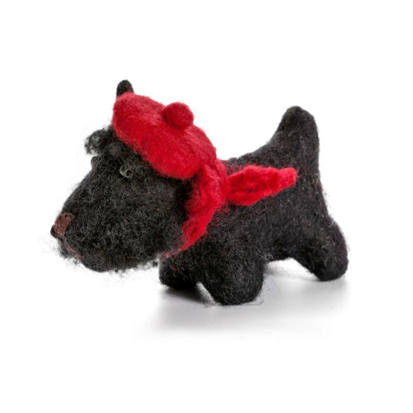 Black Scottie Dog | Felt Decoration