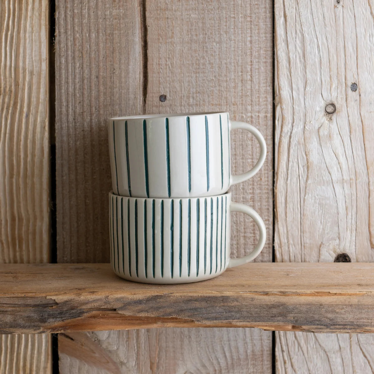 Kindred Yarrow Mugs – Brushed Sea Green – Set of 2