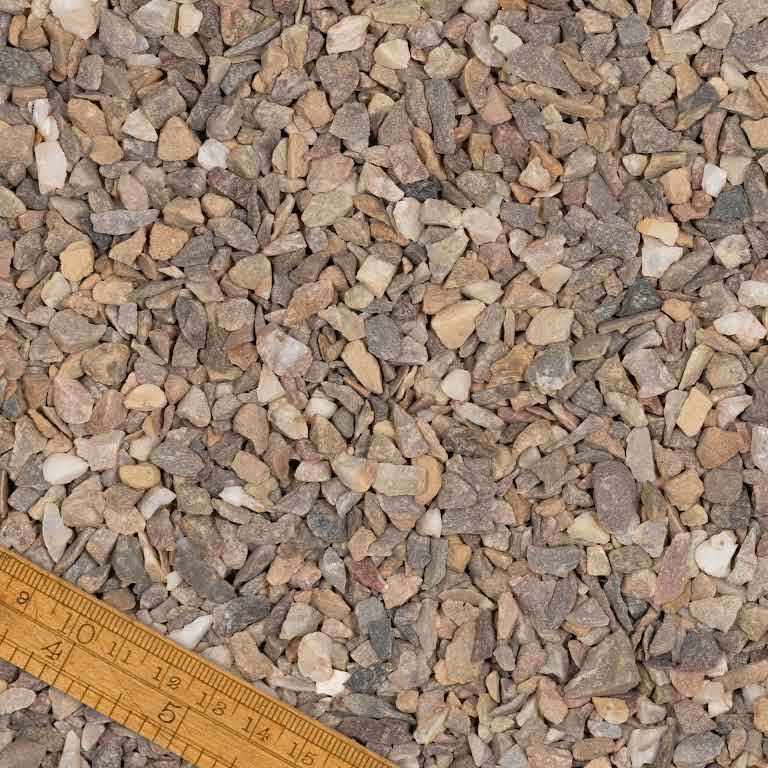 Horticultural Grit with a ruler for scale