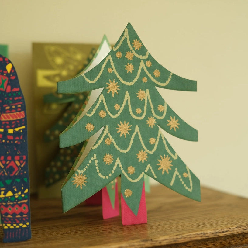 Christmas Tree Concertina Card | East End Press