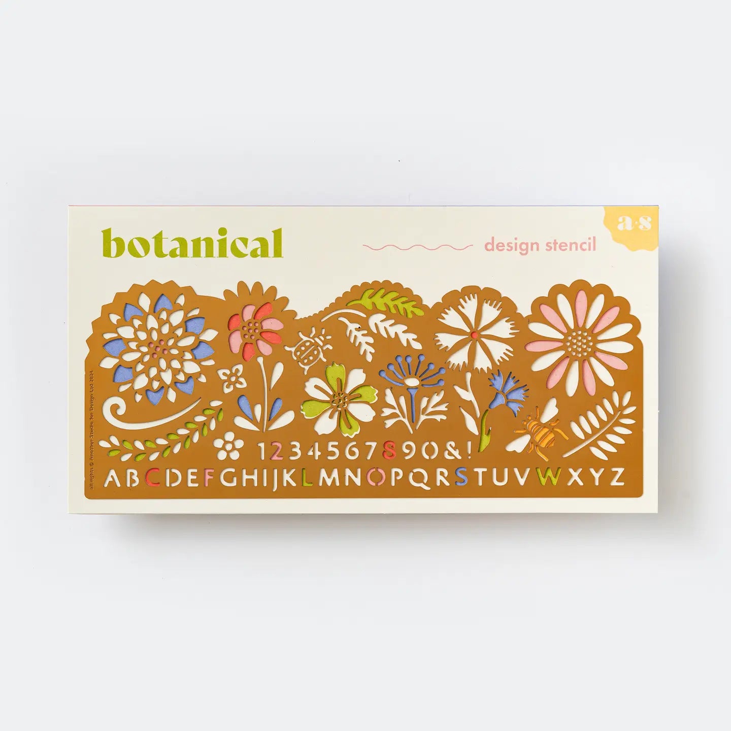 Botanical Brass Stencil – Nature Drawing Tool by Another Studio