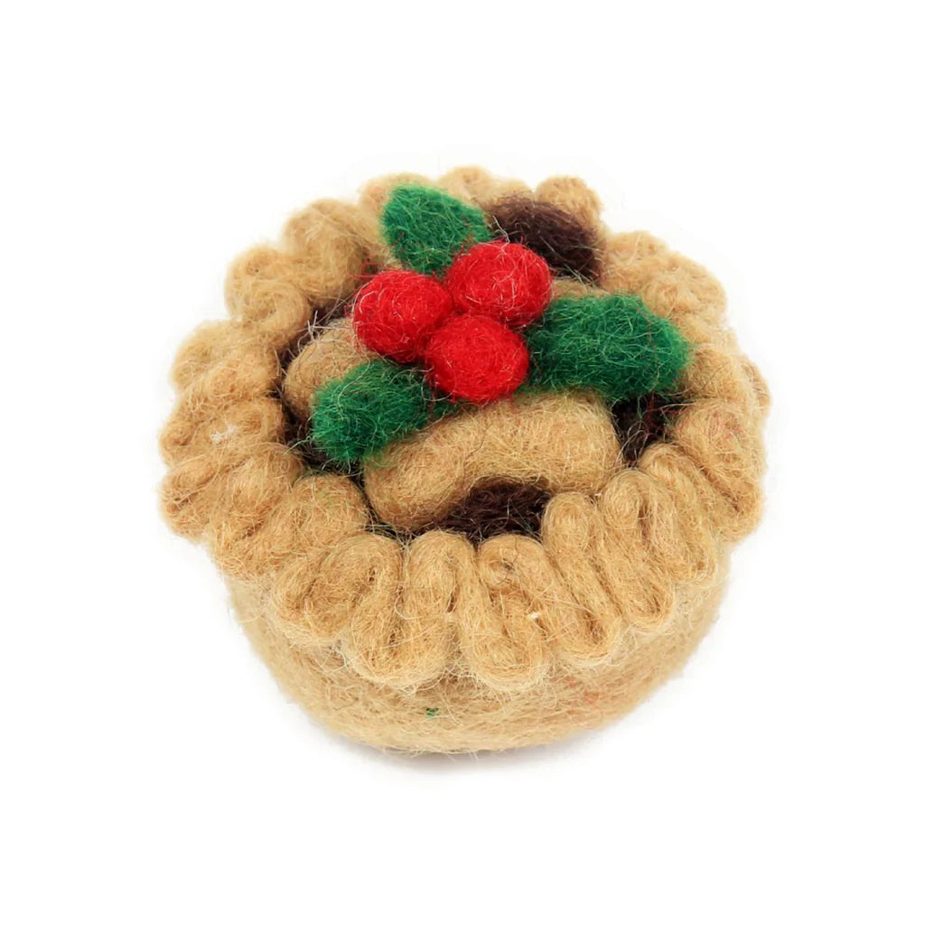 Mini Mince Pie | Felt Christmas Decoration