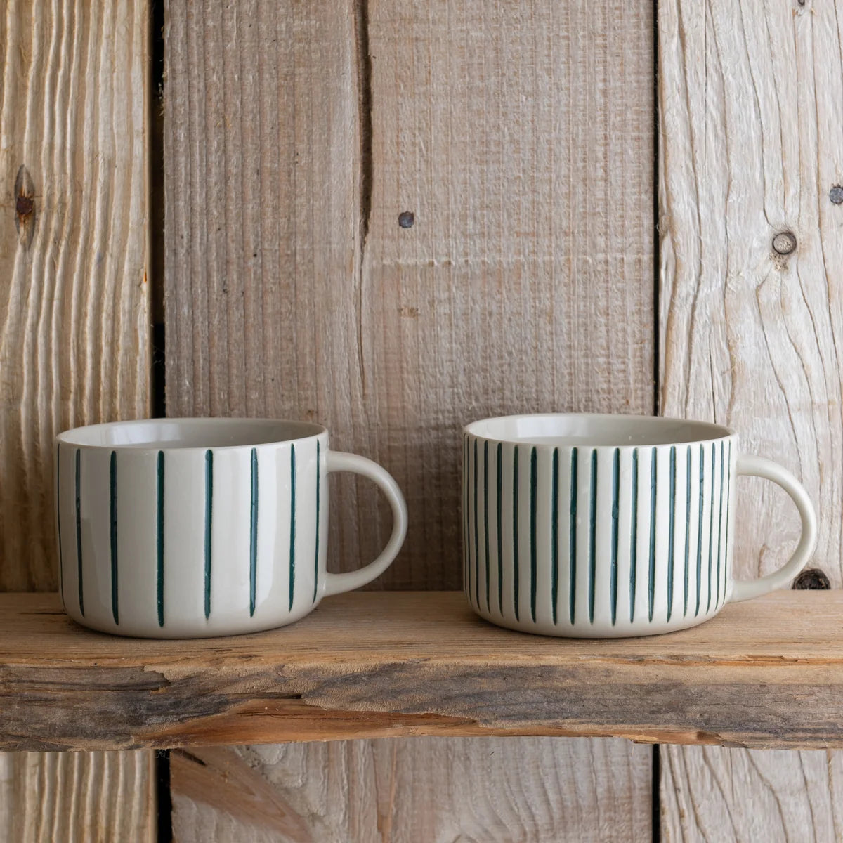 Kindred Yarrow Mugs – Brushed Sea Green – Set of 2