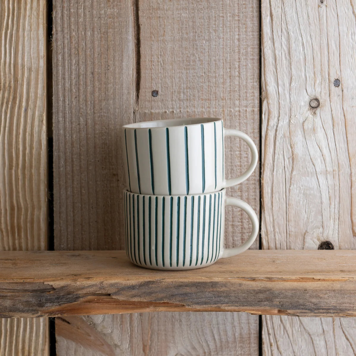 Kindred Yarrow Mugs – Brushed Sea Green – Set of 2