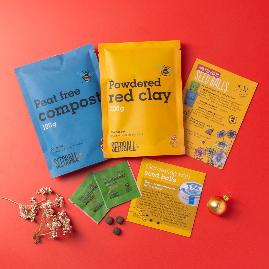 Make Your Own Seedball Kit – Flowers for Bees