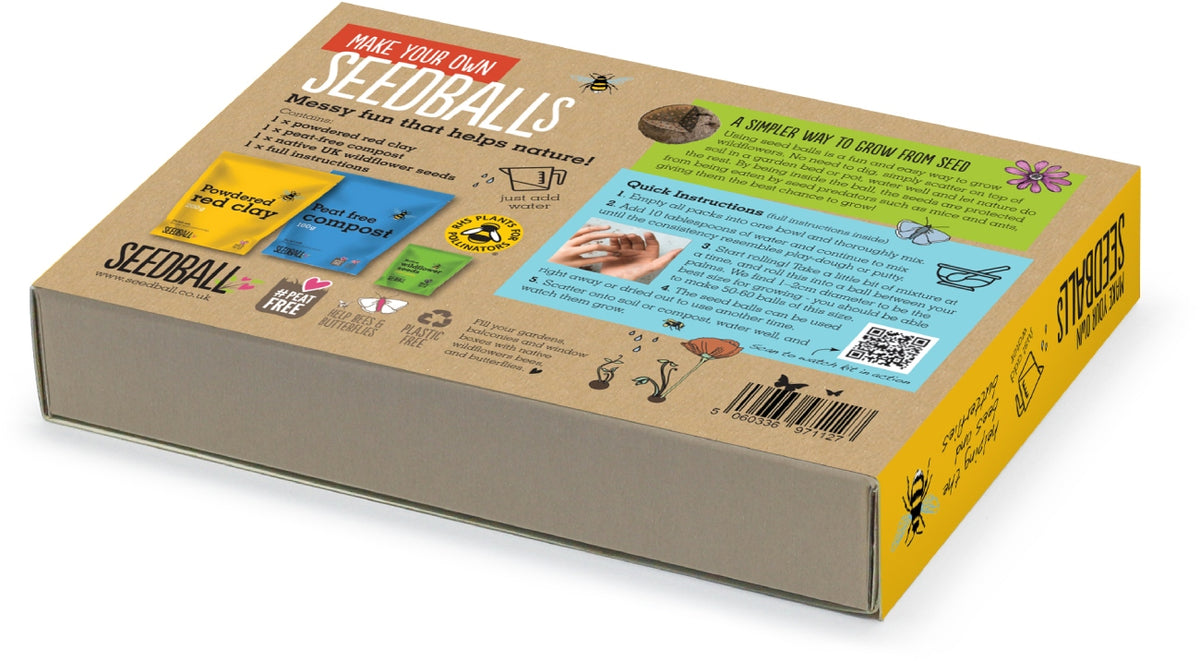 Make Your Own Seedball Kit – Flowers for Bees