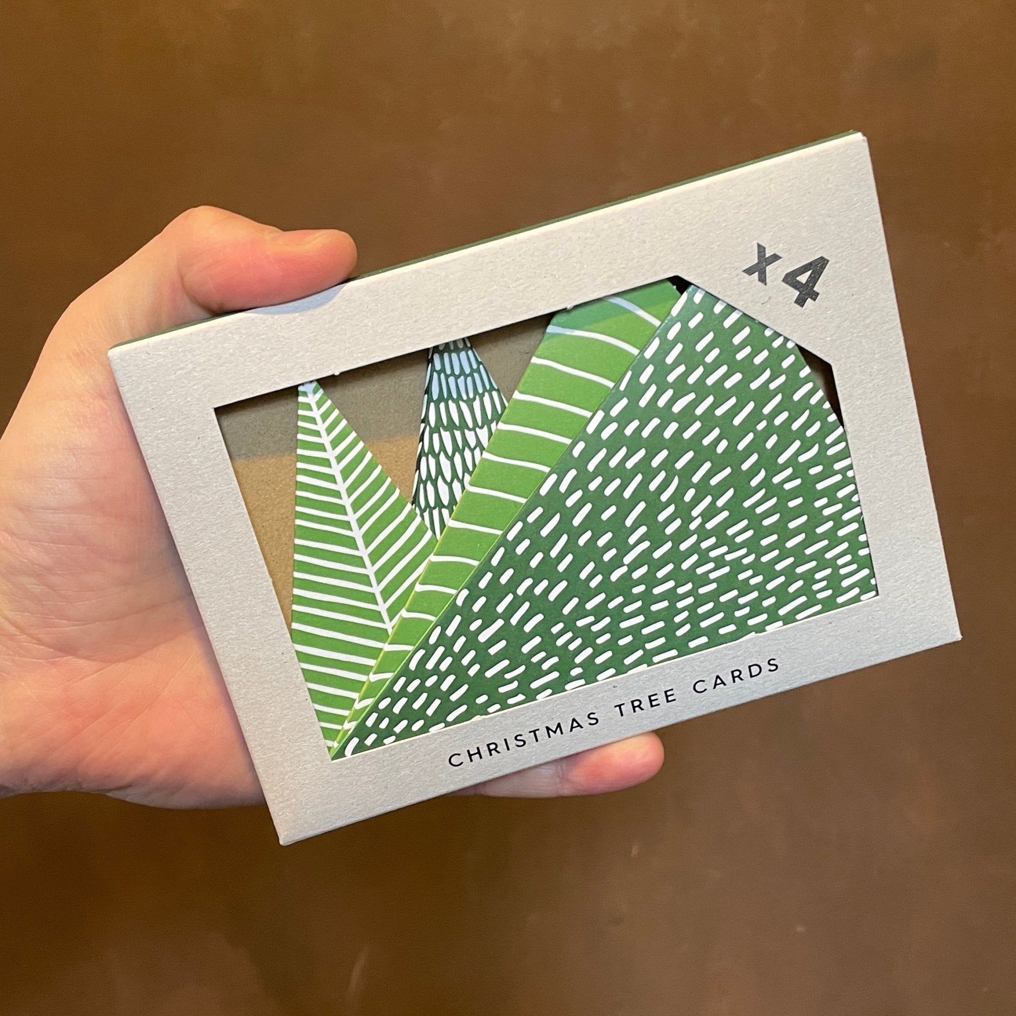 Christmas Tree Cards - Set of 4 | Studio Wald - grow urban. UK