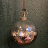 Giant Lustre Bauble - Copper & Clear - grow urban. UK
