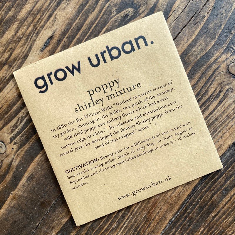 grow urban. Seeds - Flowers - grow urban. UK