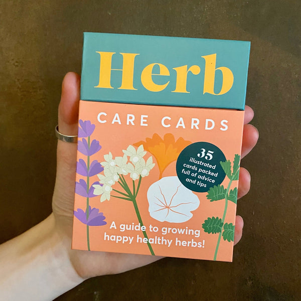 Herb Care Cards - grow urban. UK