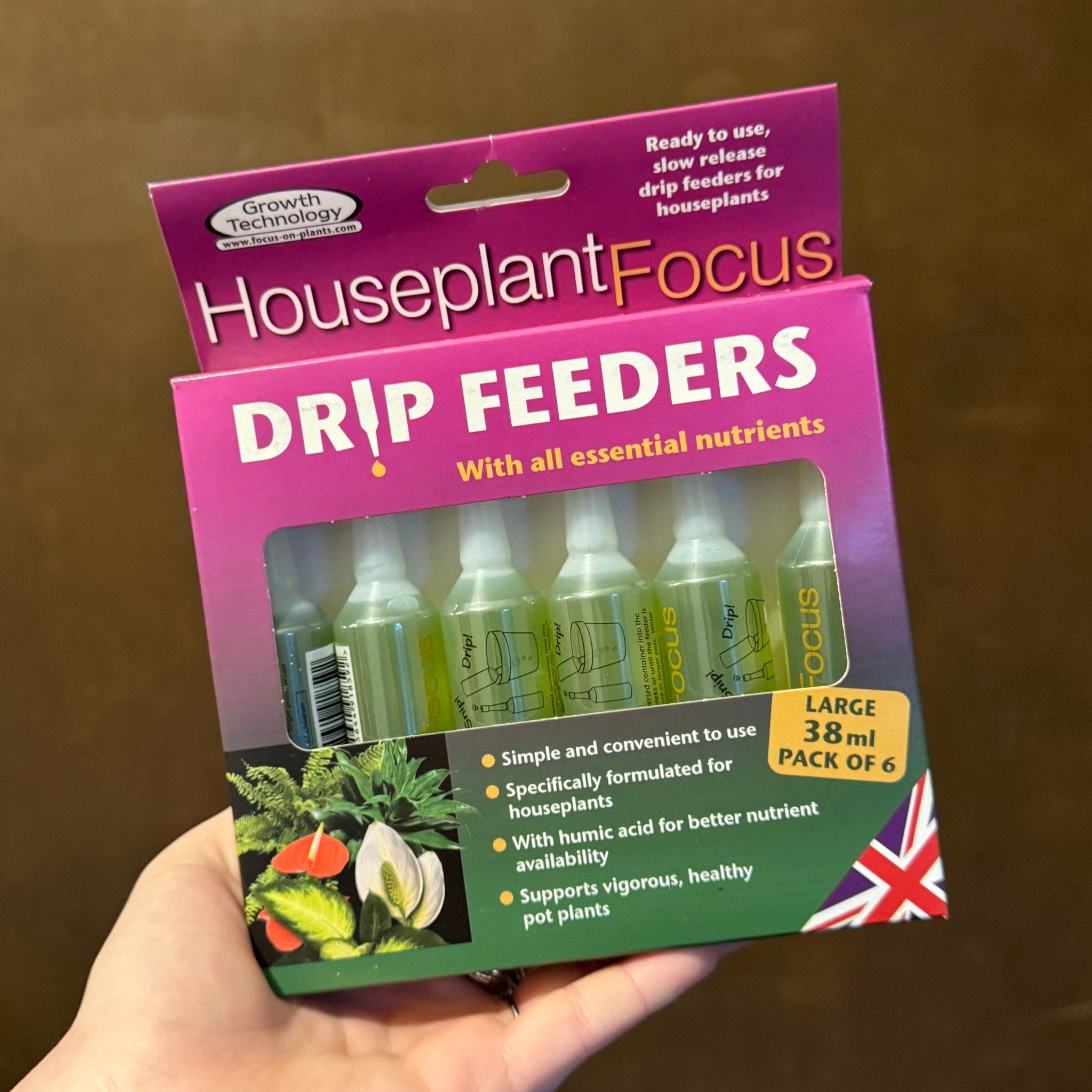 Houseplant Drip Feeders | 6 Pack - grow urban. UK