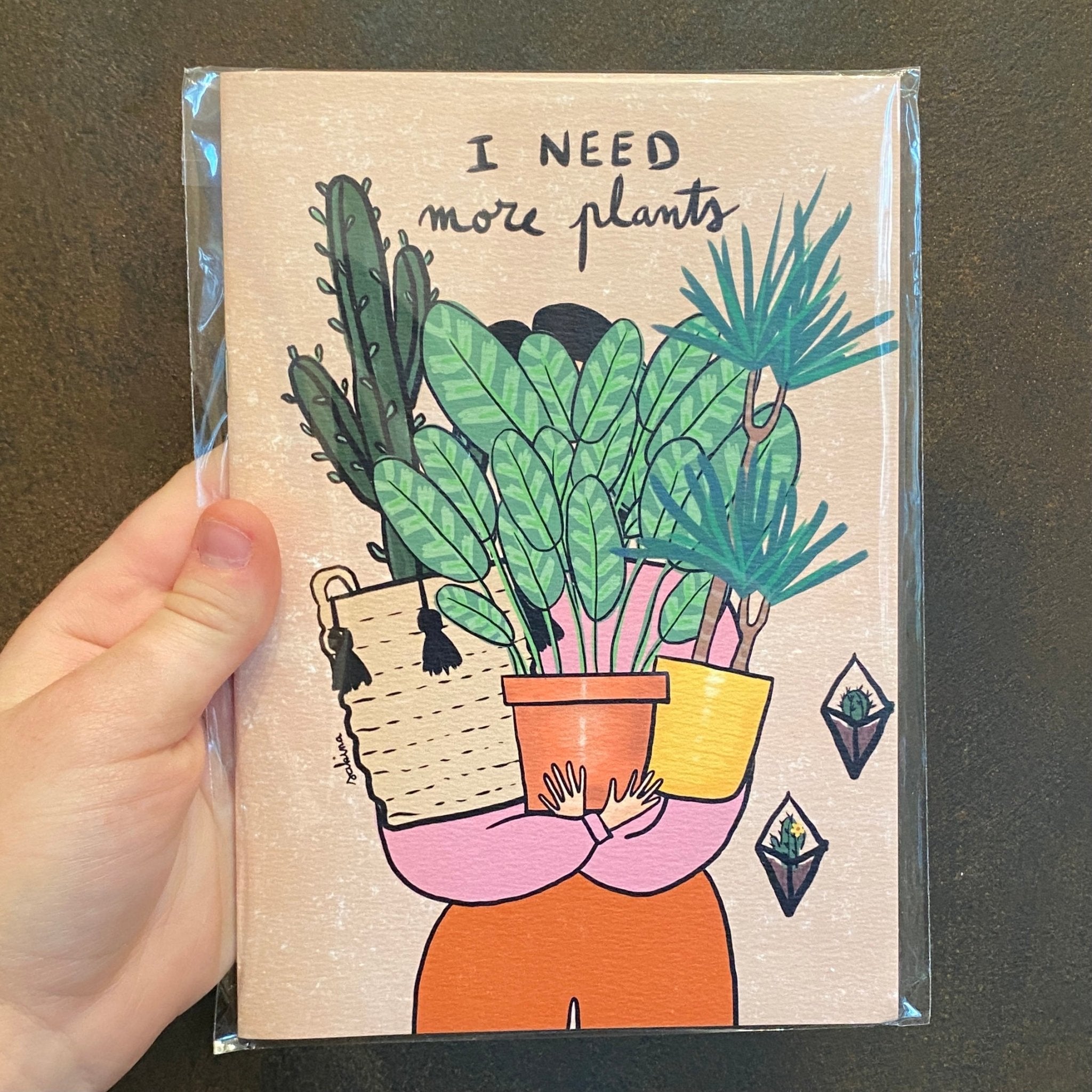 I Need More Plants Notebook A5 - grow urban. UK