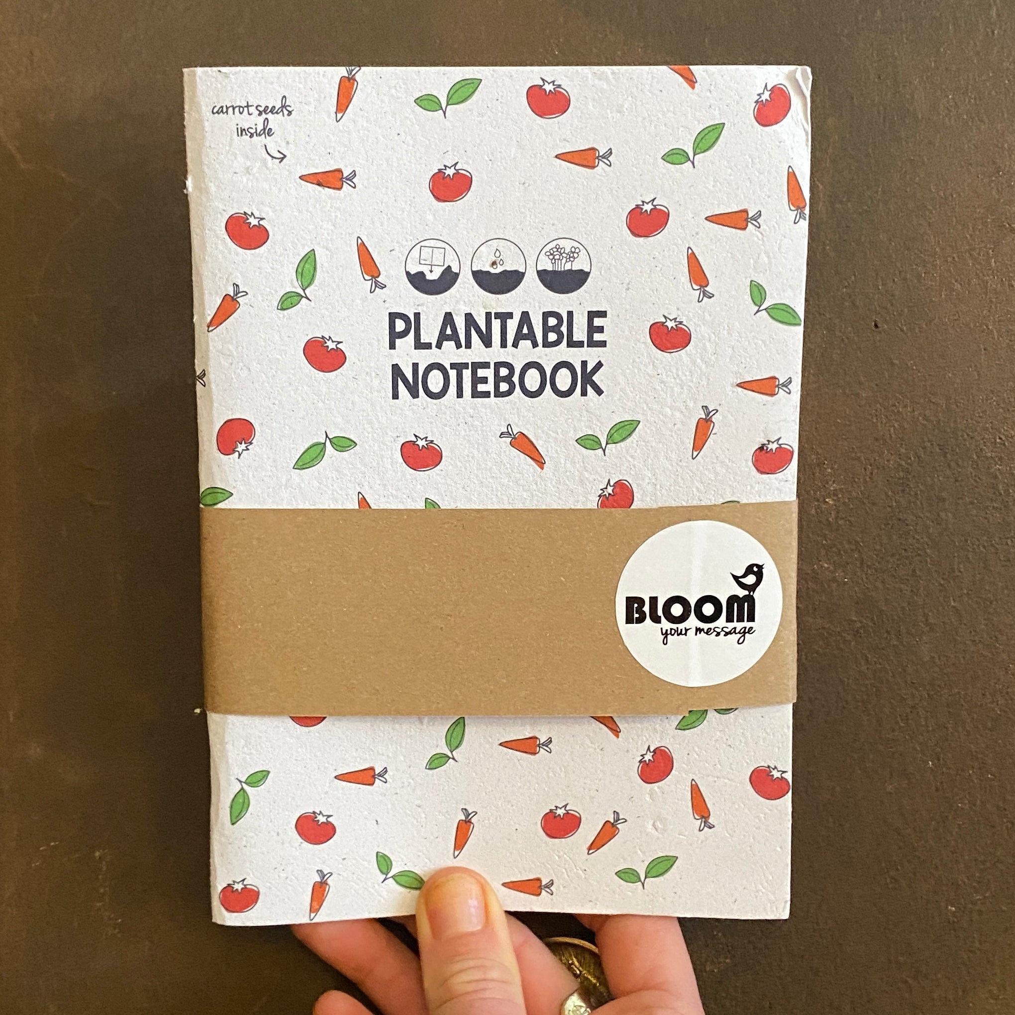 Plantable Notebook - grow urban. UK