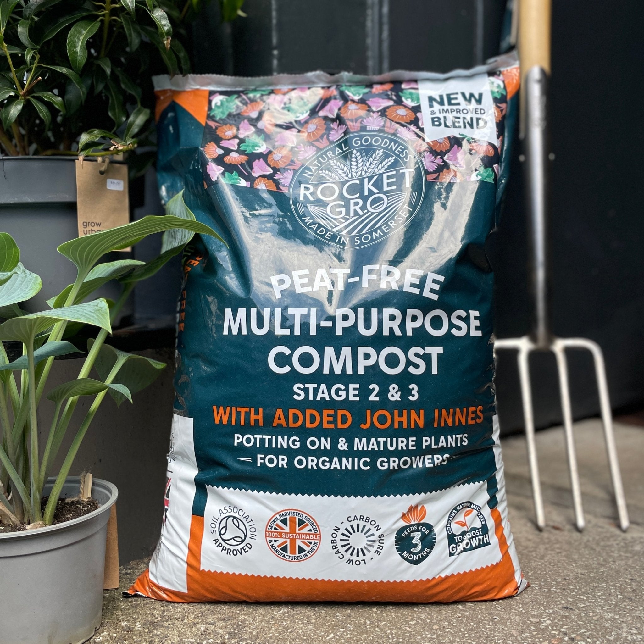 RocketGro Multi-Purpose Outdoor Compost 20L - grow urban. UK