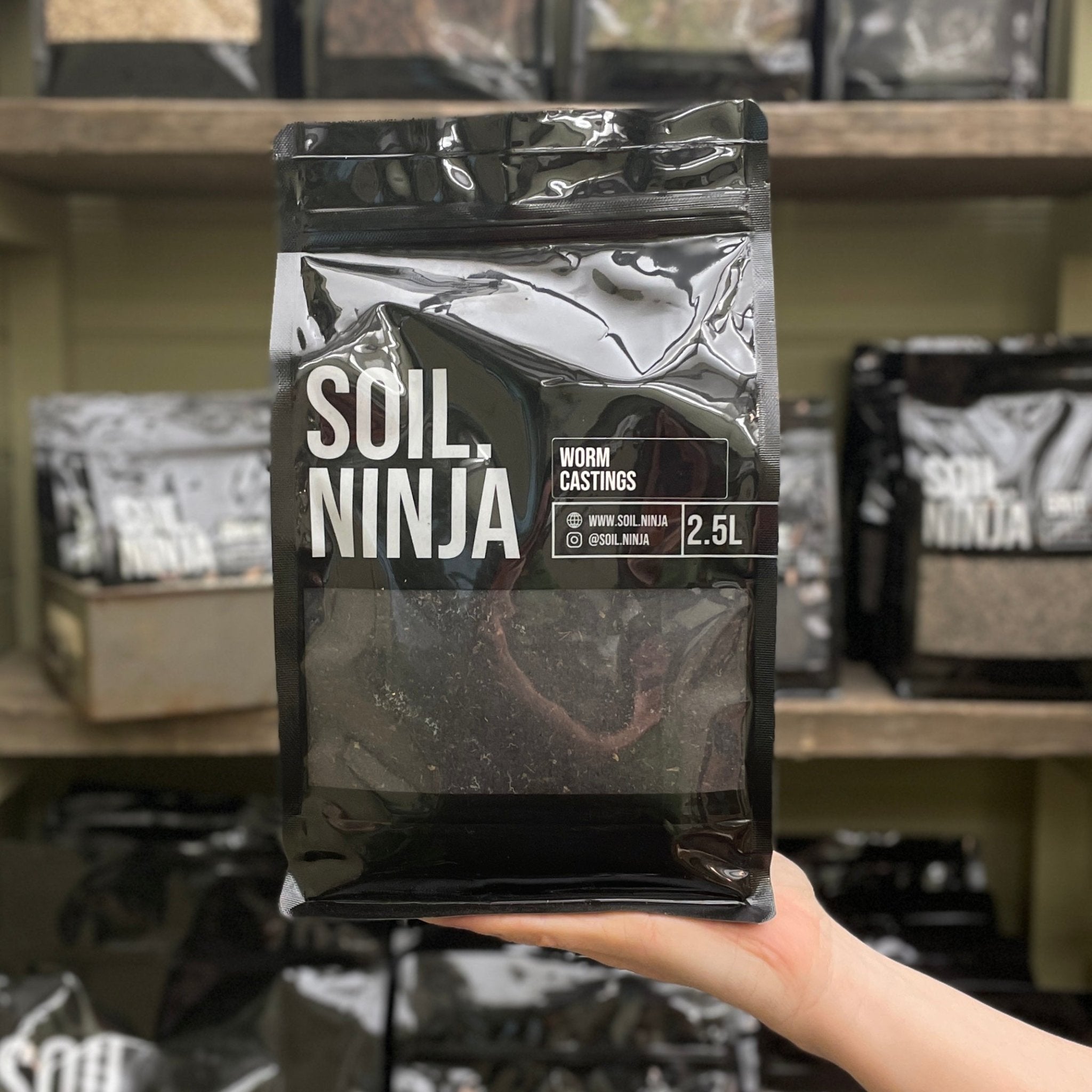 Soil Ninja - Worm Castings - grow urban. UK