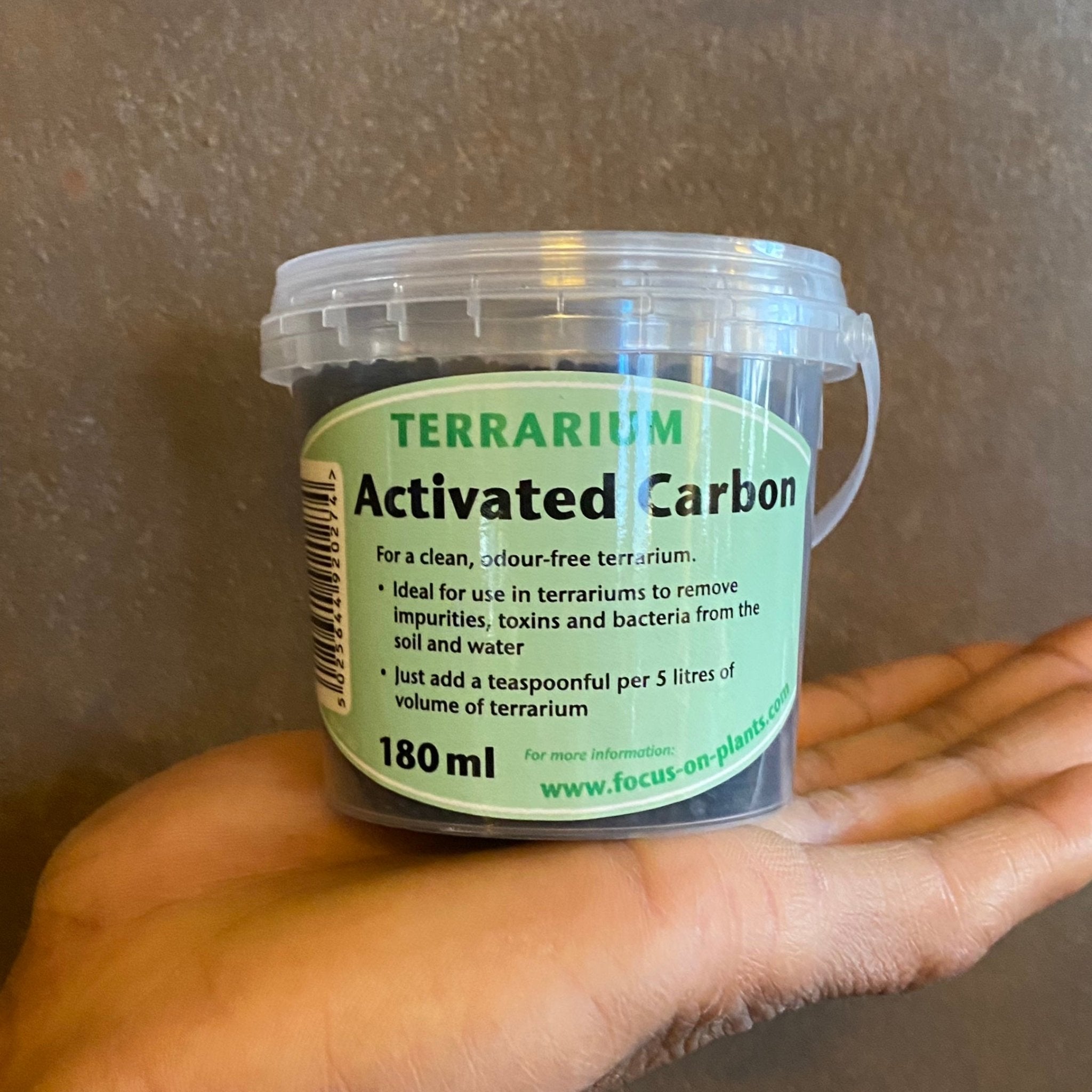 Terrarium Activated Carbon 180ml - grow urban. UK